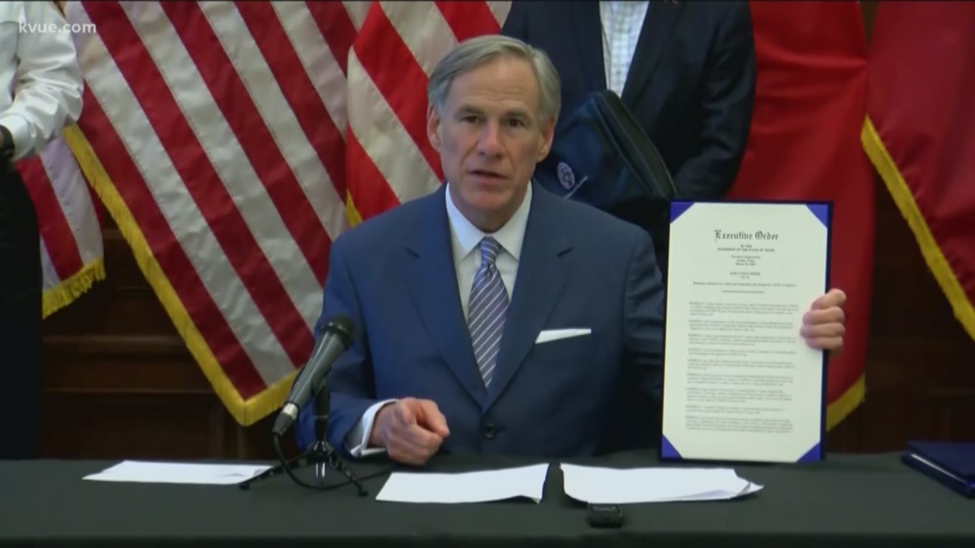 Gov. Abbott issued a new executive order that allows only essential businesses to stay open through at least April 30.