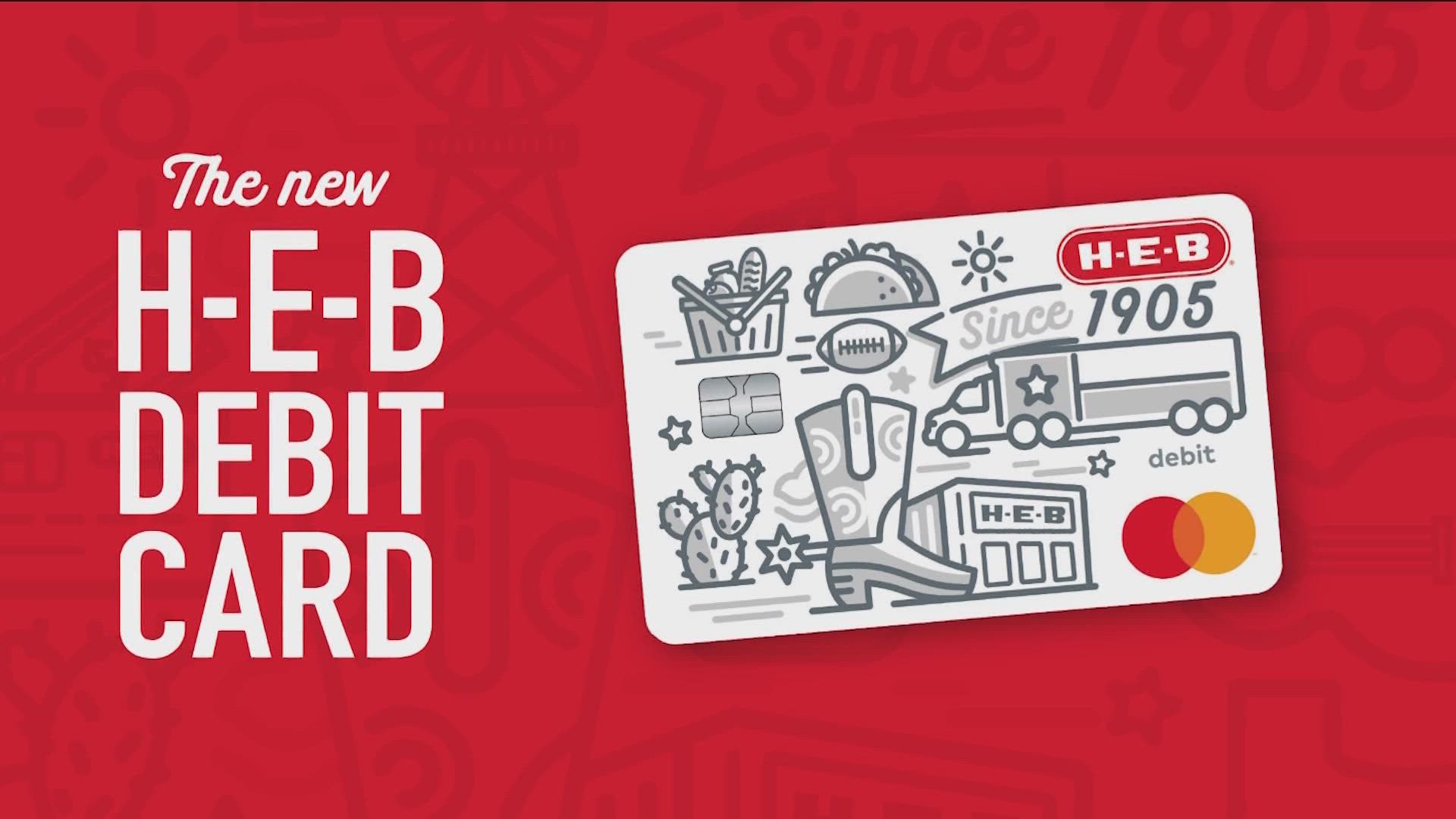 H-E-B is now offering a debit account program that gives customers 5% cash back on the purchase of qualifying H-E-B products.
