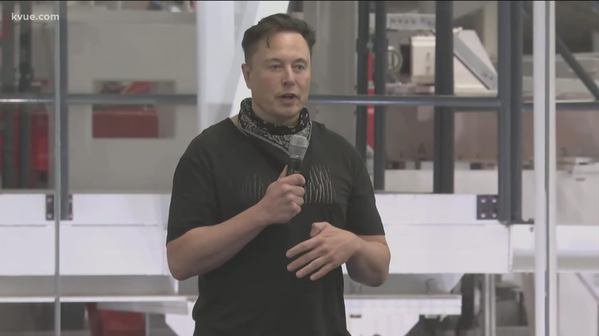 Musk nonchalantly made the announcement Thursday at a Tesla stockholders meeting.