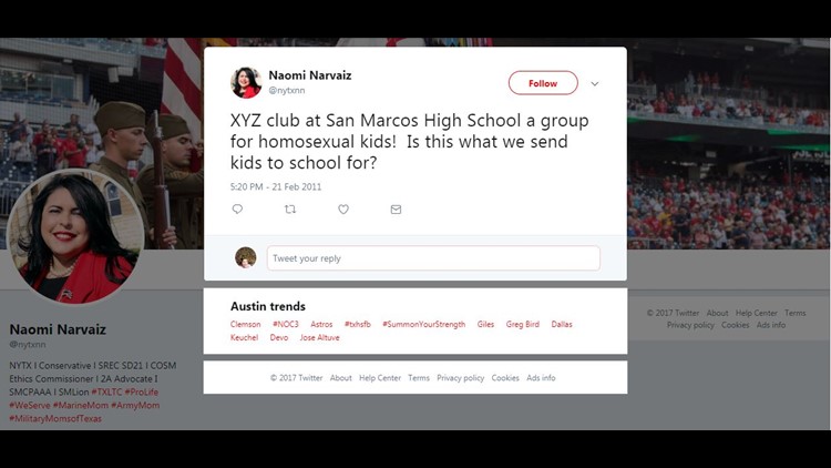 Tweets from San Marcos school board committee member cause controversy