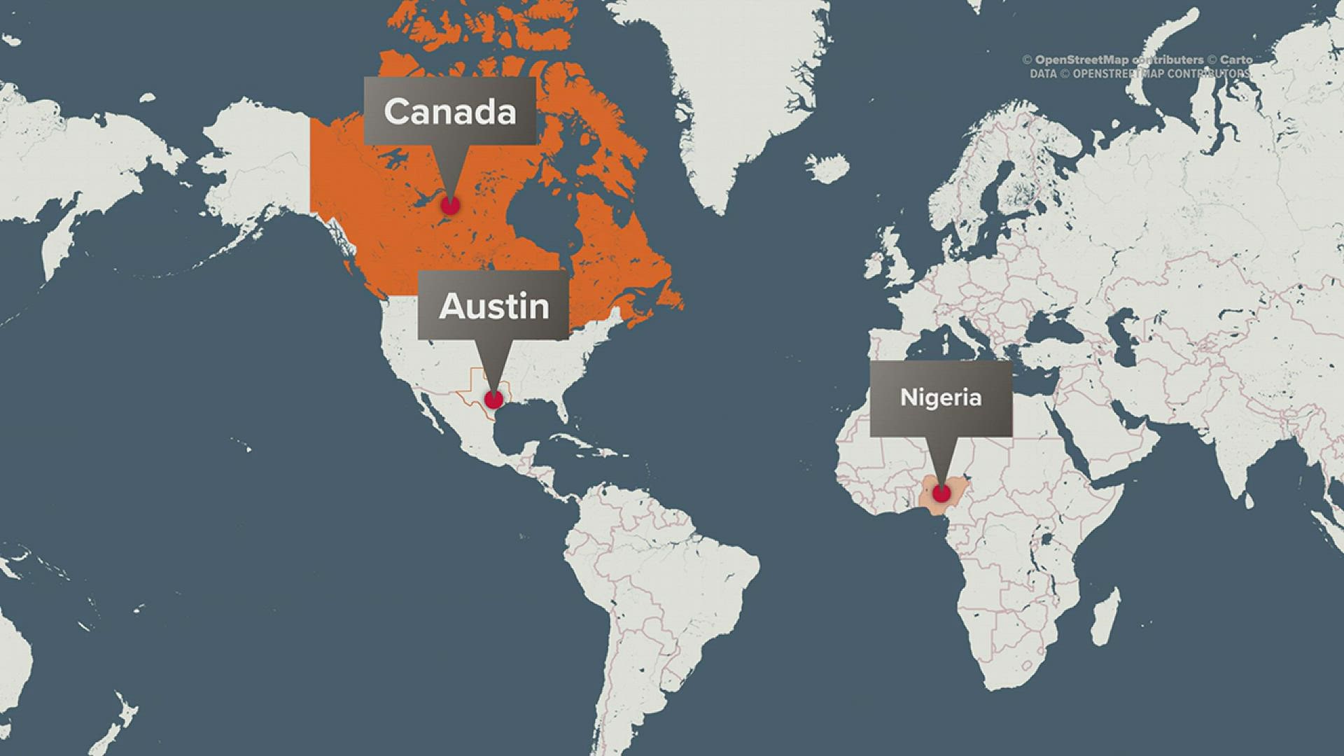 Homeland Security investigators found a fraud ring, stretching from Austin...to Canada...to Nigeria. Seven people are in prison, some from Houston and New Jersey. Convictions for three Austinites range from passport fraud to conspiracy to commit money lau