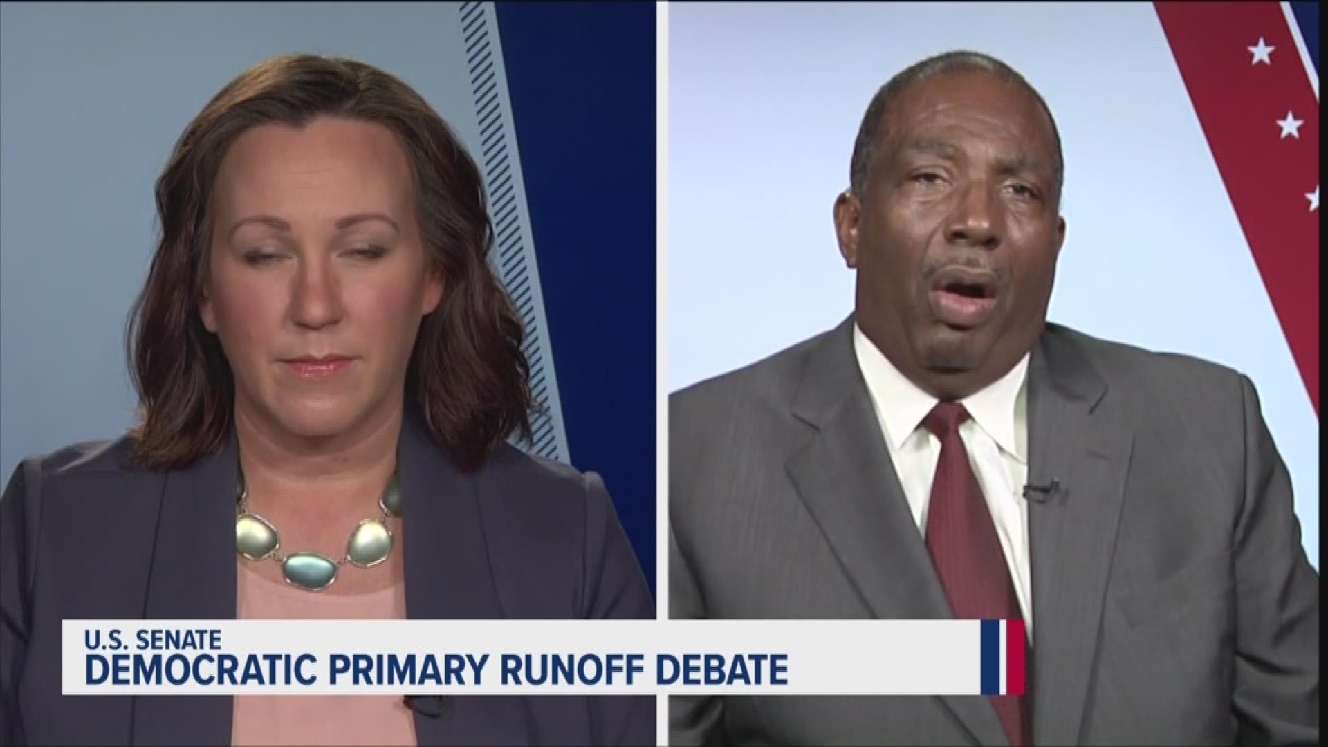 Democratic U.S. Senate candidates MJ Hegar and State Sen. Royce West each got to ask one another a question during KVUE's debate.
