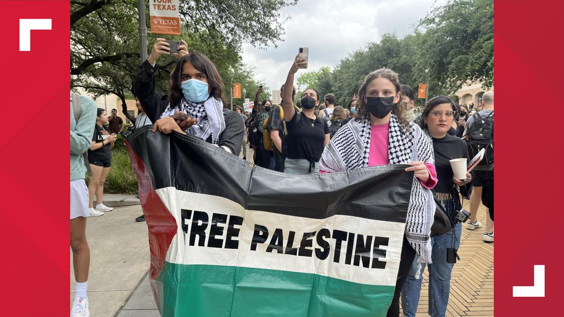 Arrests at UT students' pro-Palestine protest in Austin, Texas - Vimarsana News