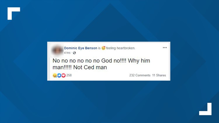 Cedric Benson brother post