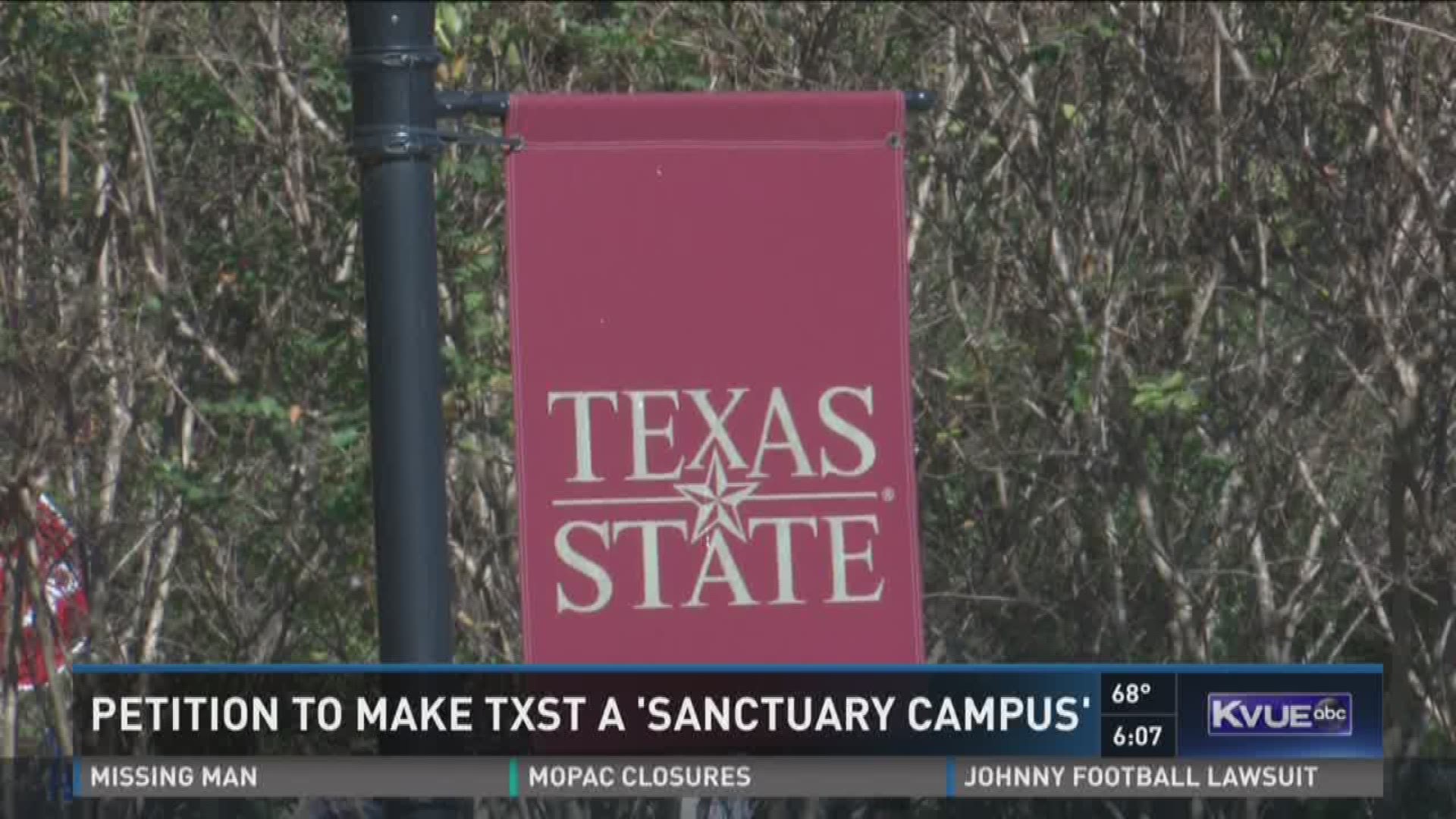 Petition to make TXST a 'Sanctuary Campus'