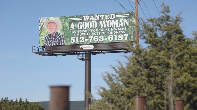 'I'm looking for love' | 66-year-old Georgetown man buys a billboard in hopes of finding a 'good woman'