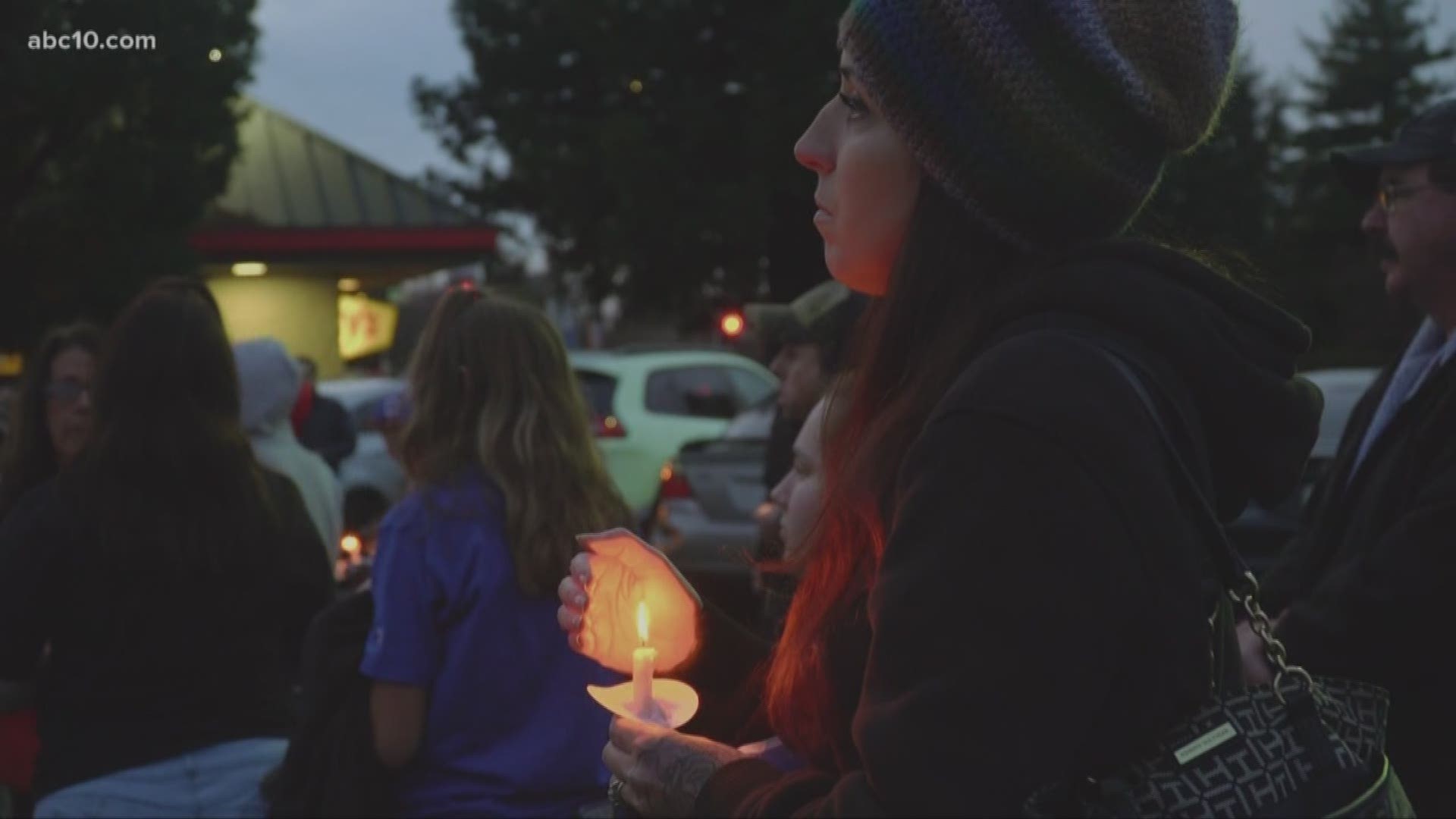 Friends, family members and teammates held a vigil Saturday night to honor Kendra Czekaj, the 12-year-old who was struck and killed on Business 80 earlier this week.