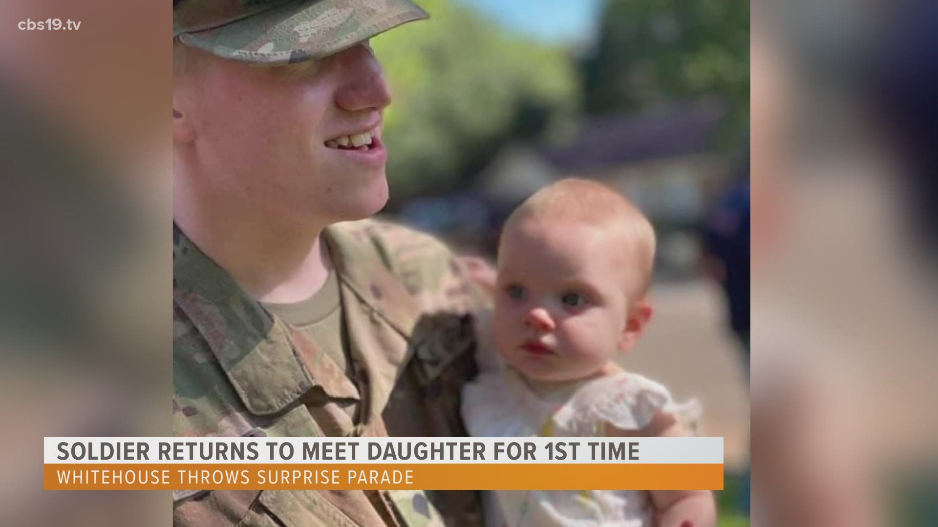 After spending more than nine months serving in Kuwait, Cody Reel returned home to meet his daughter for the first time.