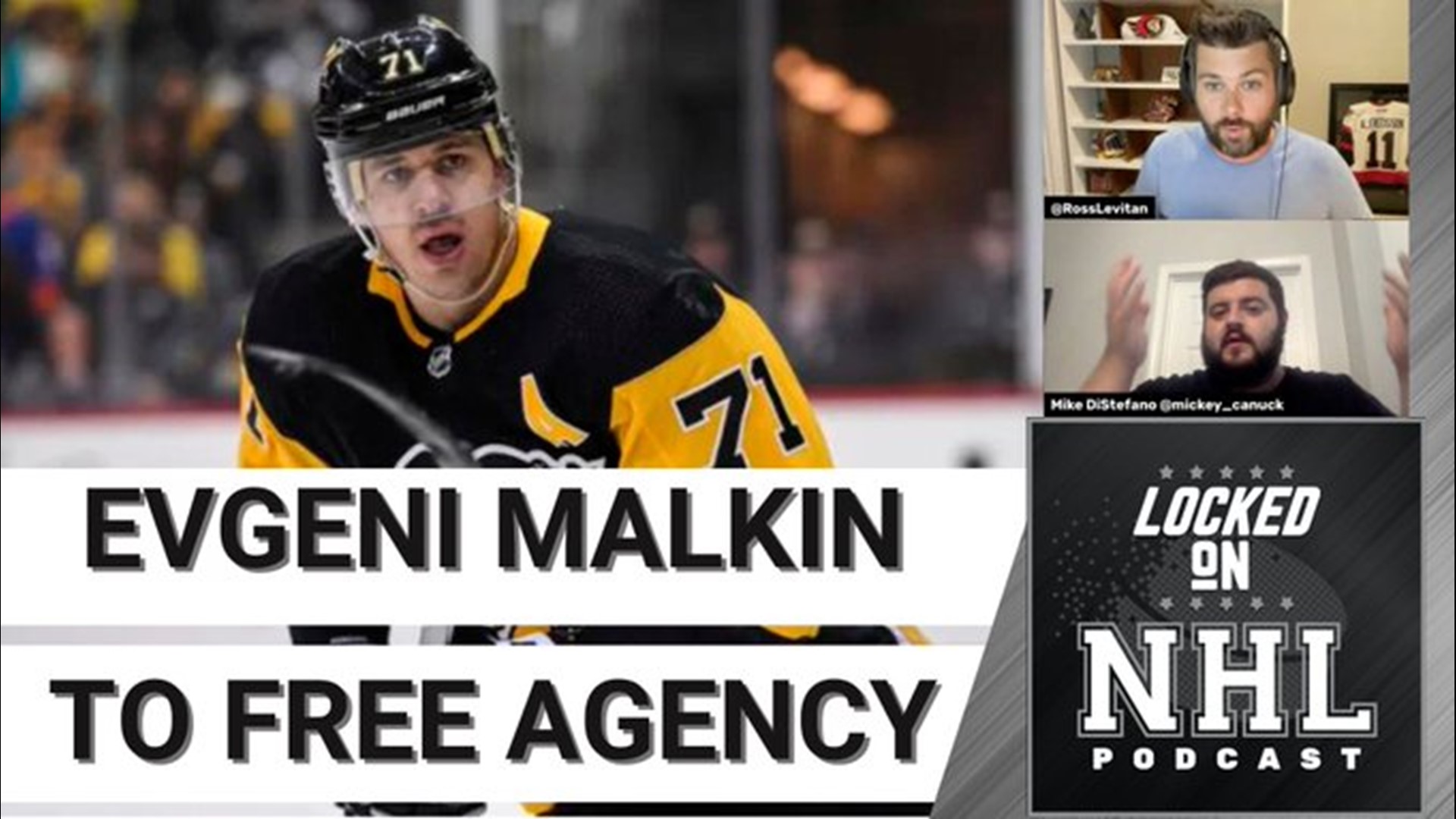 Locked On NHL's Ross Levitan and Mike DiStefano preview NHL Free Agency, with a look at the futures of Evgeni Malkin, Matt Murray, Valeri Nichushkin and more.