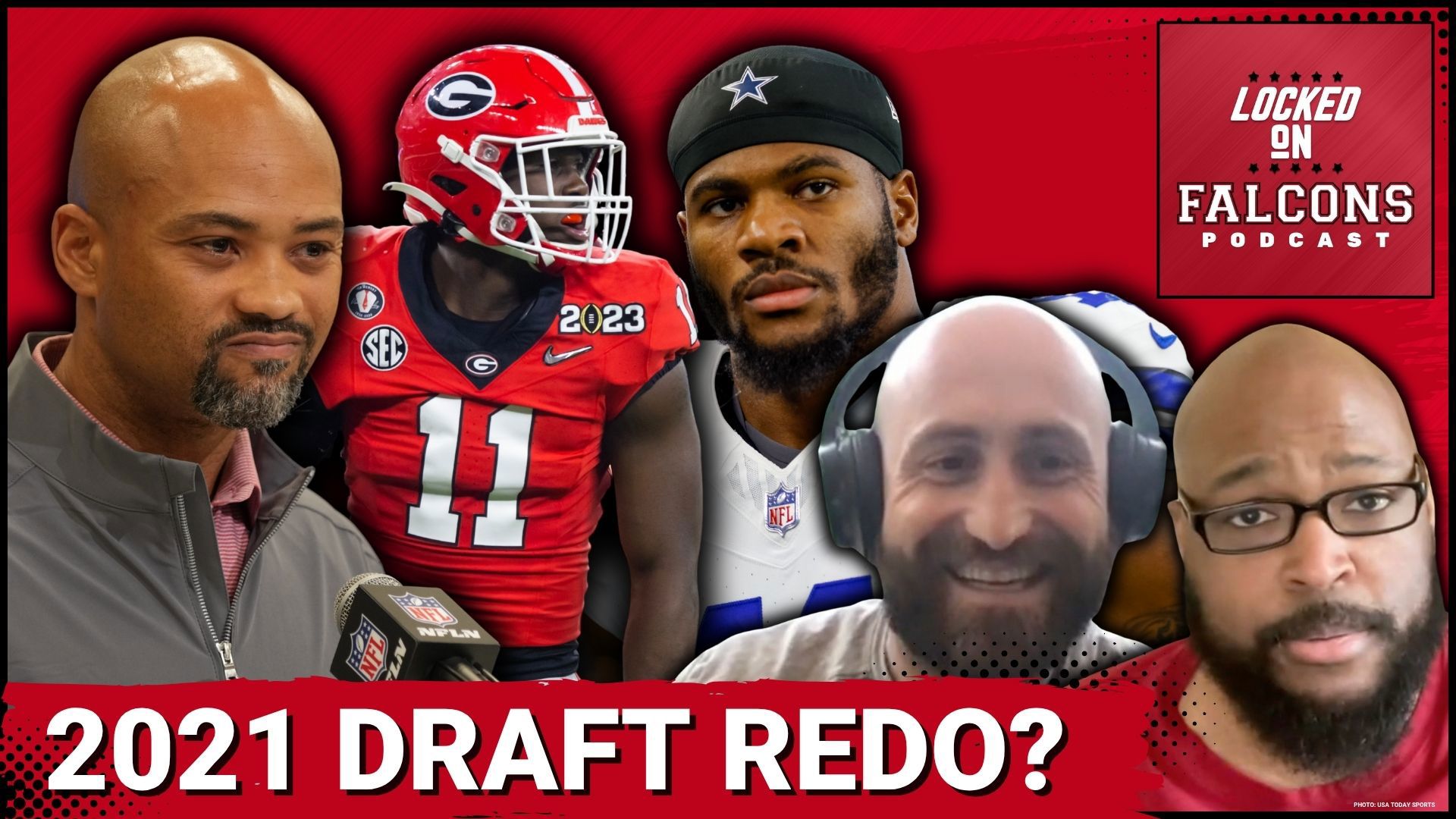 Atlanta Falcons GM Terry Fontenot's vision begins to take shape with 2025 first-round selections Jalon Walker and James Pearce.