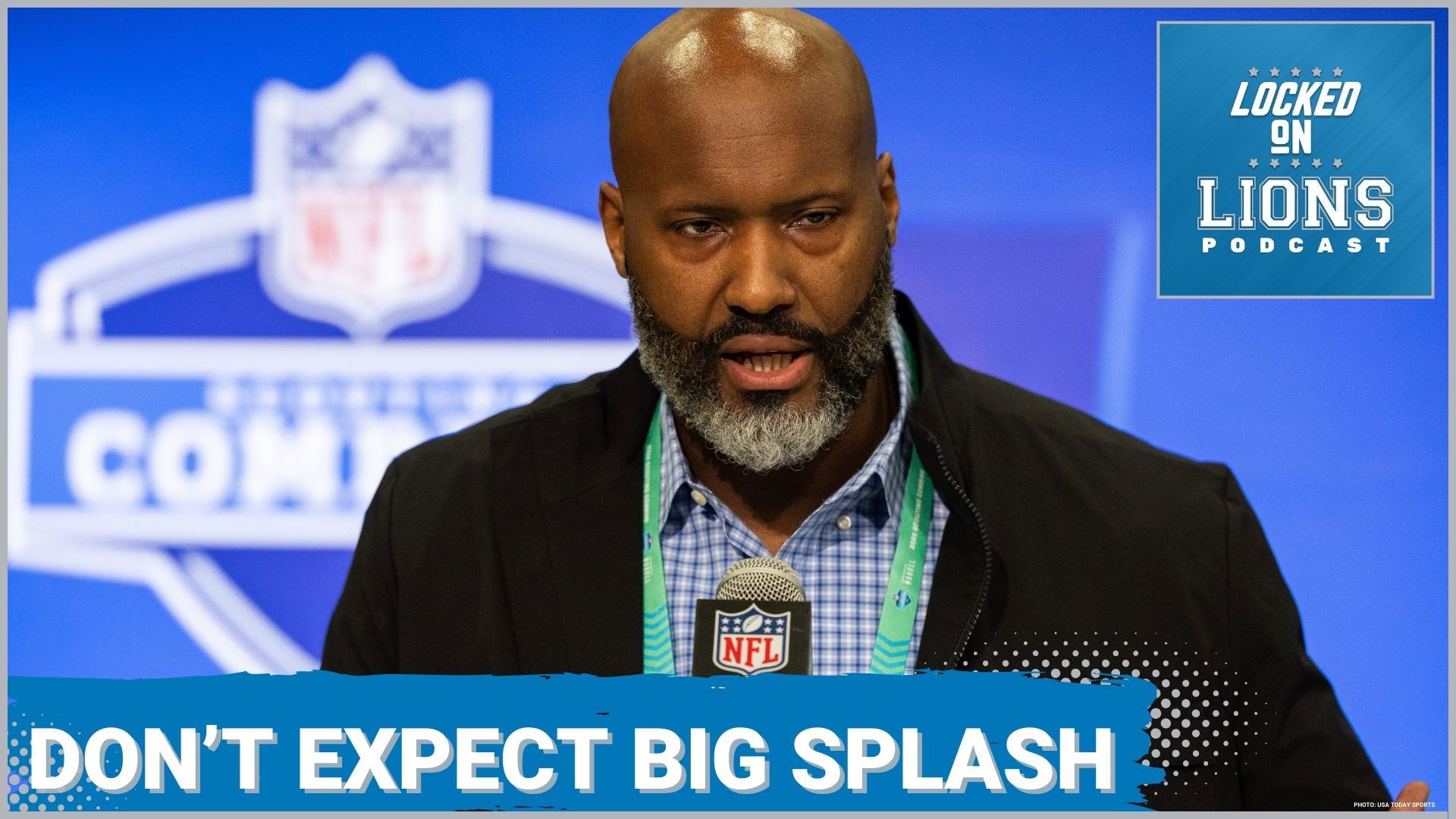 Brad Holmes met with the media today in Indianapolis at the NFL Combine and he said what you expected: Lions will not draft because of need.