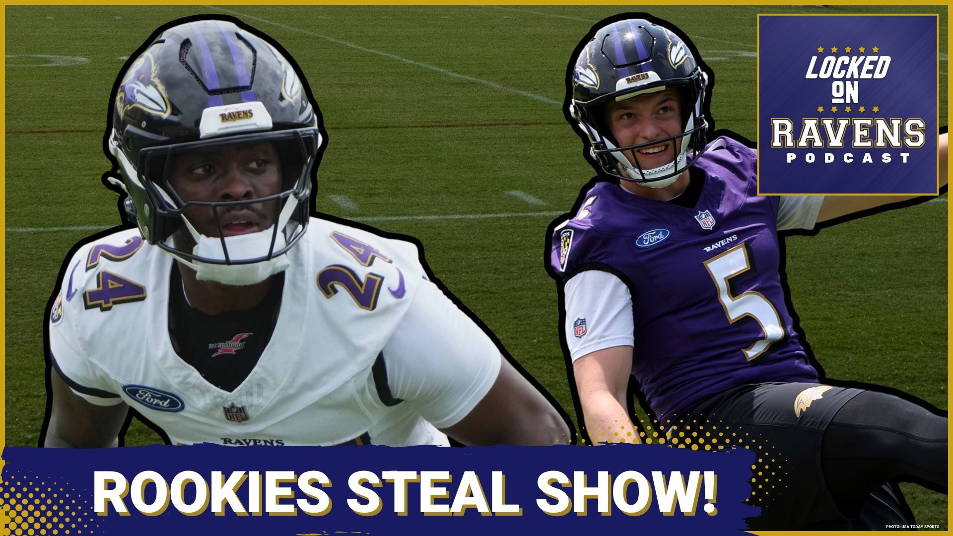 We look at the Baltimore Ravens' rookies stealing the show on Day 2 of Baltimore Ravens' training camp, discussing what happened and more.