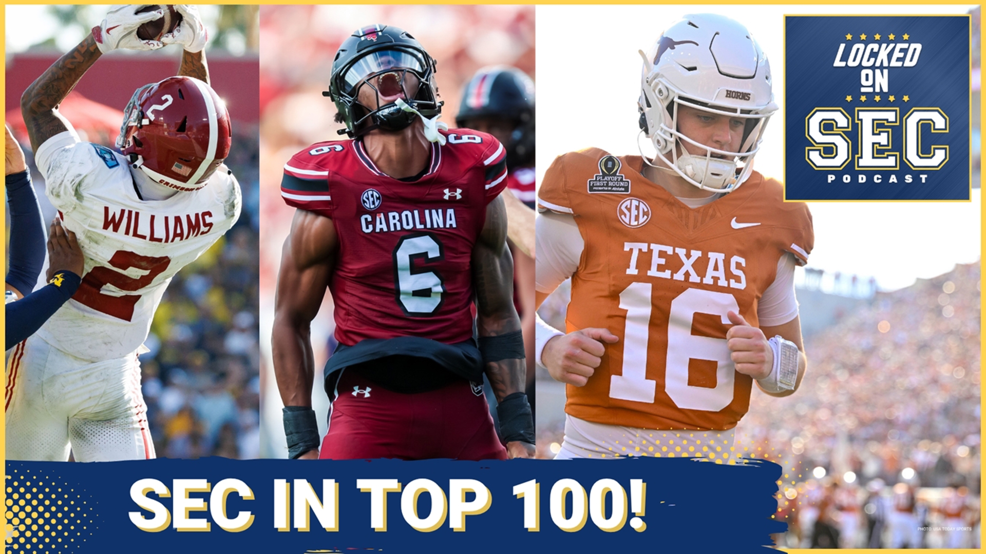 Which SEC players made the coveted Locked On Top 100 list? Chris Gordy breaks down the rankings, spotlighting SEC standouts like Alabama's Ryan Williams.