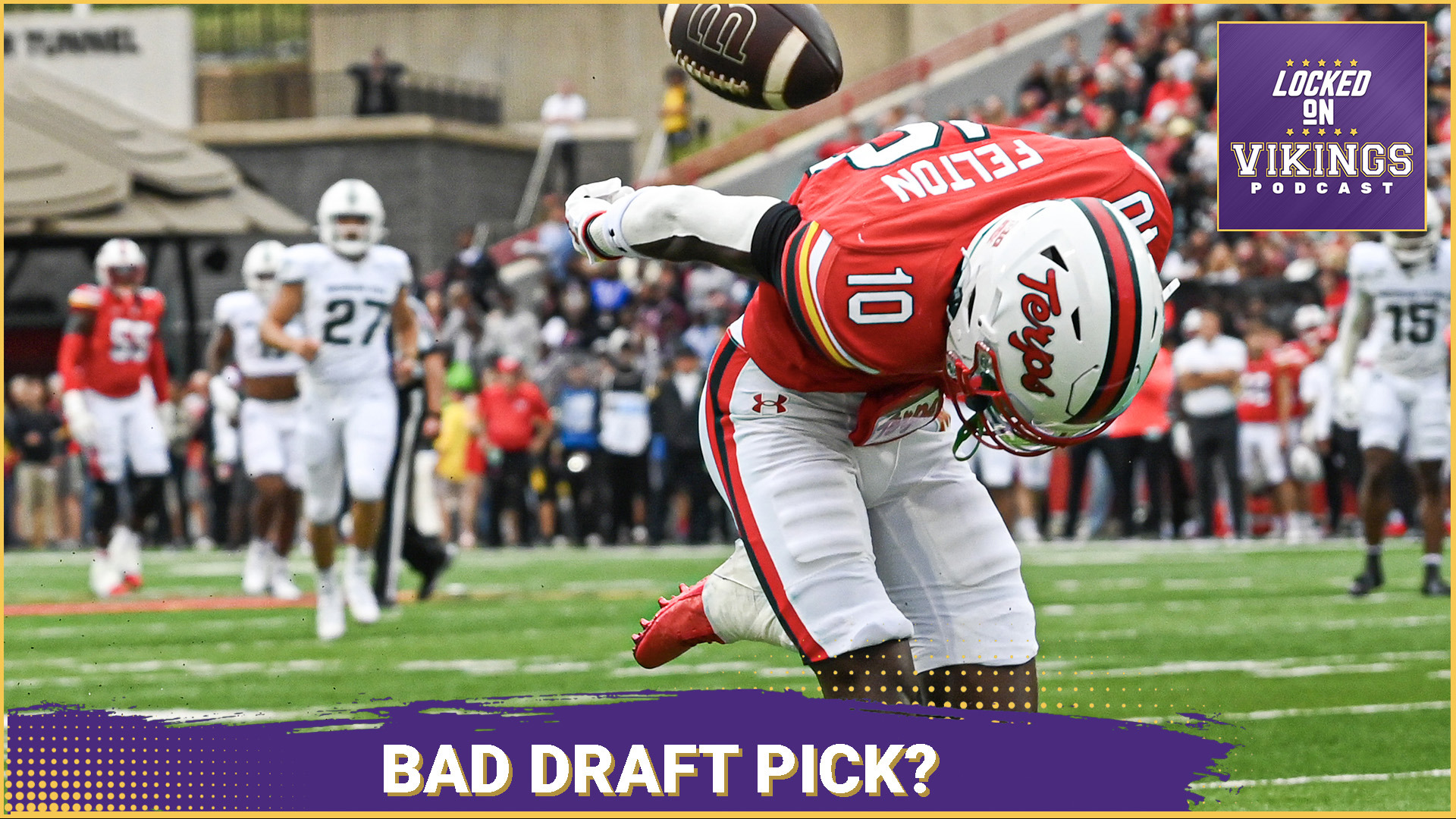 I have been hinting at this one for a while. You may not like the take, but I gotta plant my flag. I don't like the Tai Felton pick, and here's why.