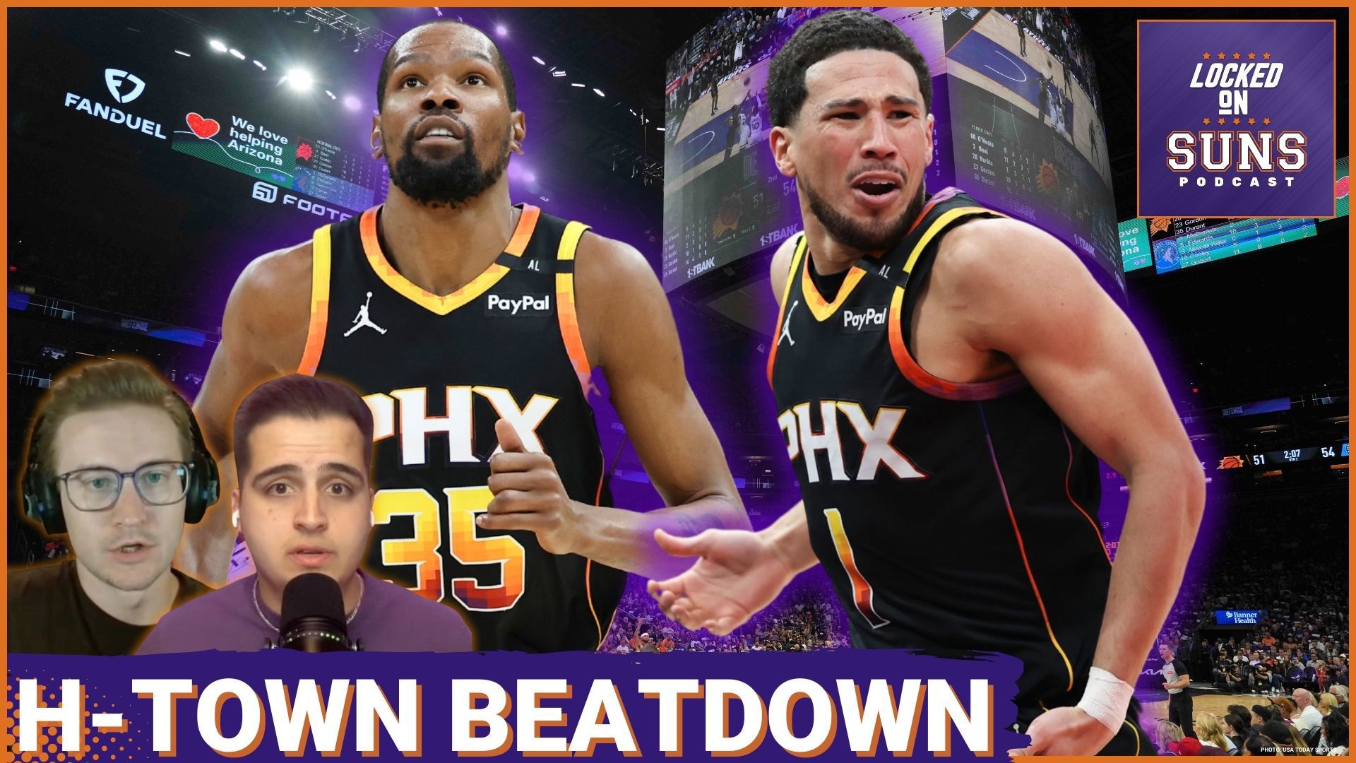 The Phoenix Suns had no answer for a third quarter Rockets run, losing 111-04 in Houston after a scuffle between Mason Plumlee and Steven Adams in the first half.