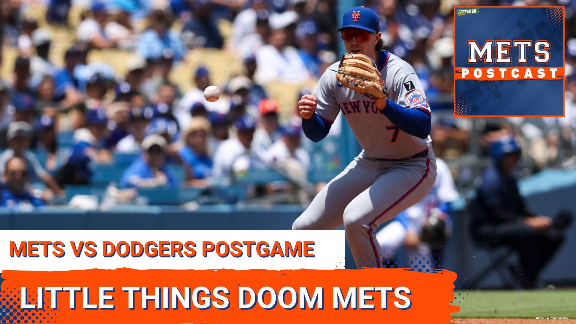 The New York Mets had a 4-0 lead at one point, but some sloppy play and lack of situational hitting kept the door open for the Dodgers and led to the loss, 6-5.