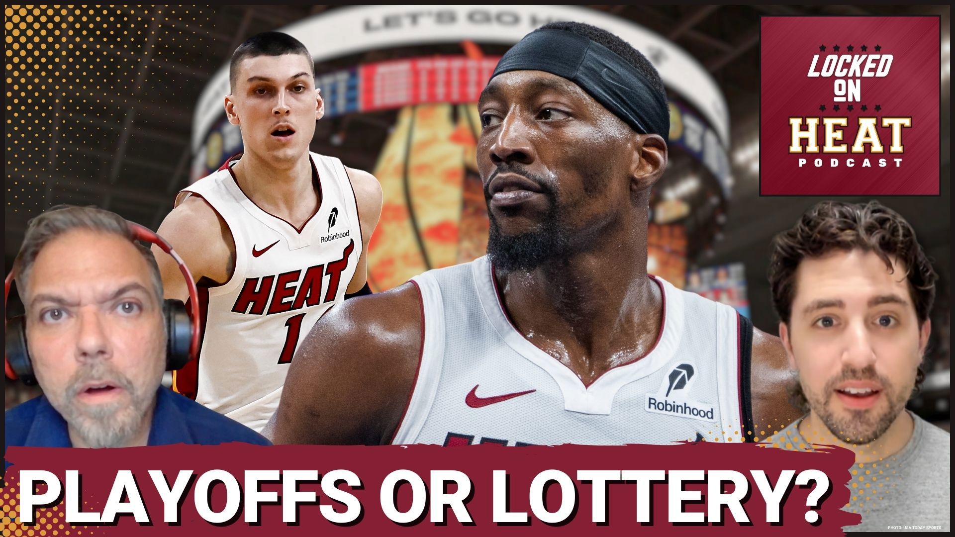 Is it more likely that the Miami Heat make the playoffs, or end up in the lottery this upcoming season?