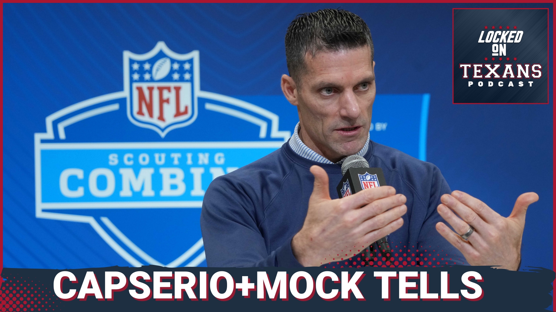 The Houston Texans have big decisions ahead—how can Caserio navigate the salary cap to keep Houston competitive? Time for Mock Tells—reactions to fan mock drafts!