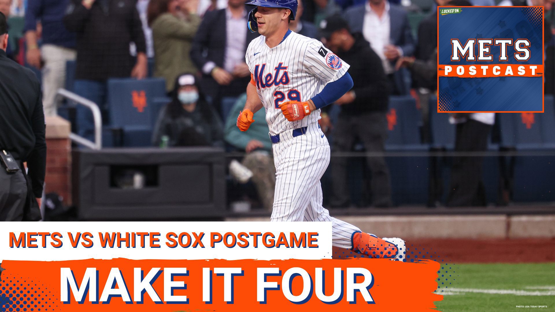 Three New York Mets batters drove in 2-out runs, and a FOUR run 1st inning, fueled the Mets fourth straight victory. They defeated the White Sox, 6-4.