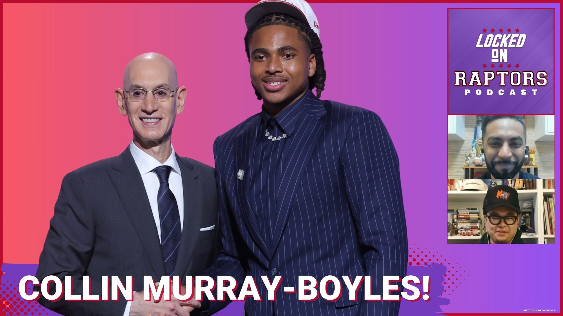 The Toronto Raptors have selected Collin Murray-Boyles with the ninth overall pick in the 2025 NBA Draft.