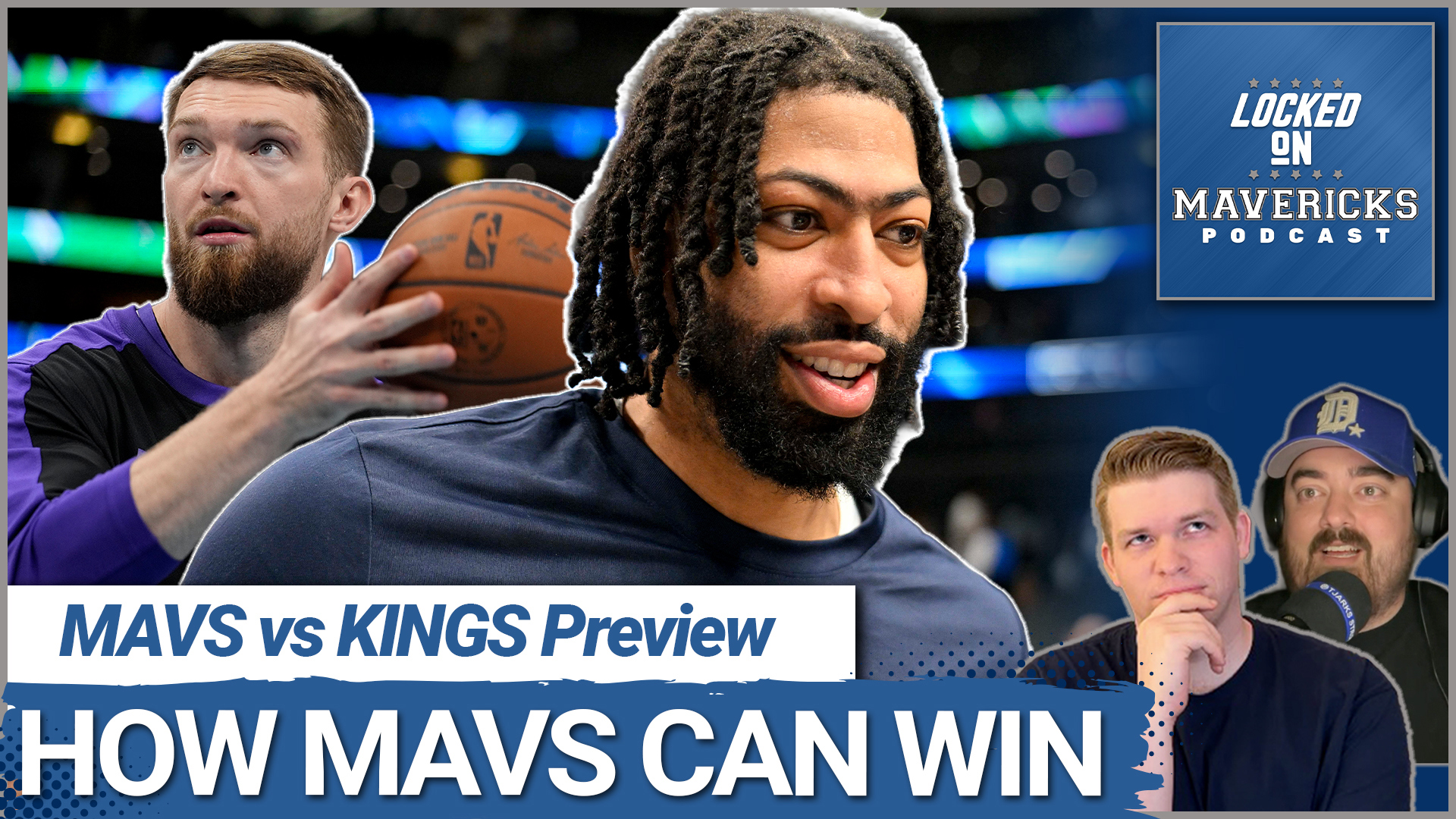 The Mavericks face the Kings in a crucial play-in game. The guys discuss matchups, key players like Anthony Davis and Domantas Sabonis, and how the Mavs can win.