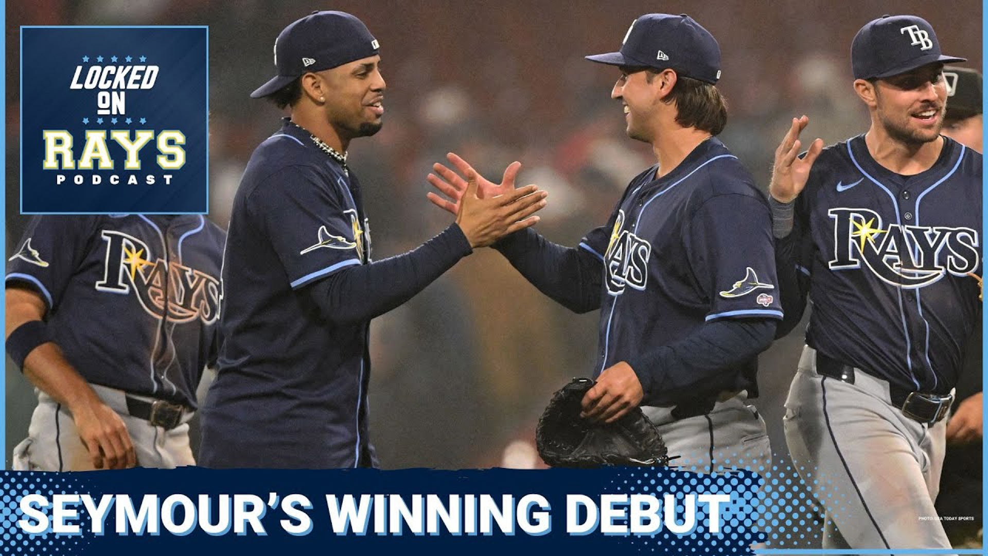 Tampa Bay Rays stun Boston Red Sox in 10-8 extra-inning thriller. Discussion covers Ian Seymour's MLB debut at Fenway Park, potential roster moves, and how recent