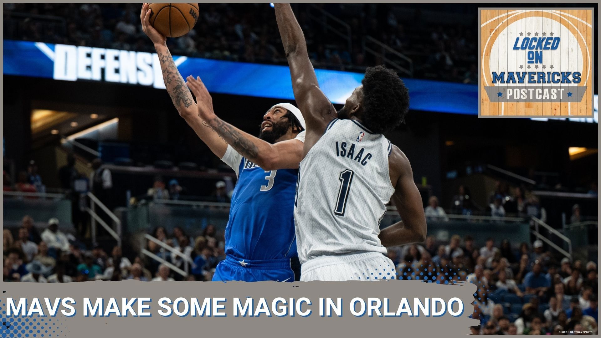 The Mavs beat the Magic in Orlando 101-92. Jaden Hardy drilled 5 3's off the bench to finish with a team high 22 points, Anthony Davis added 15.