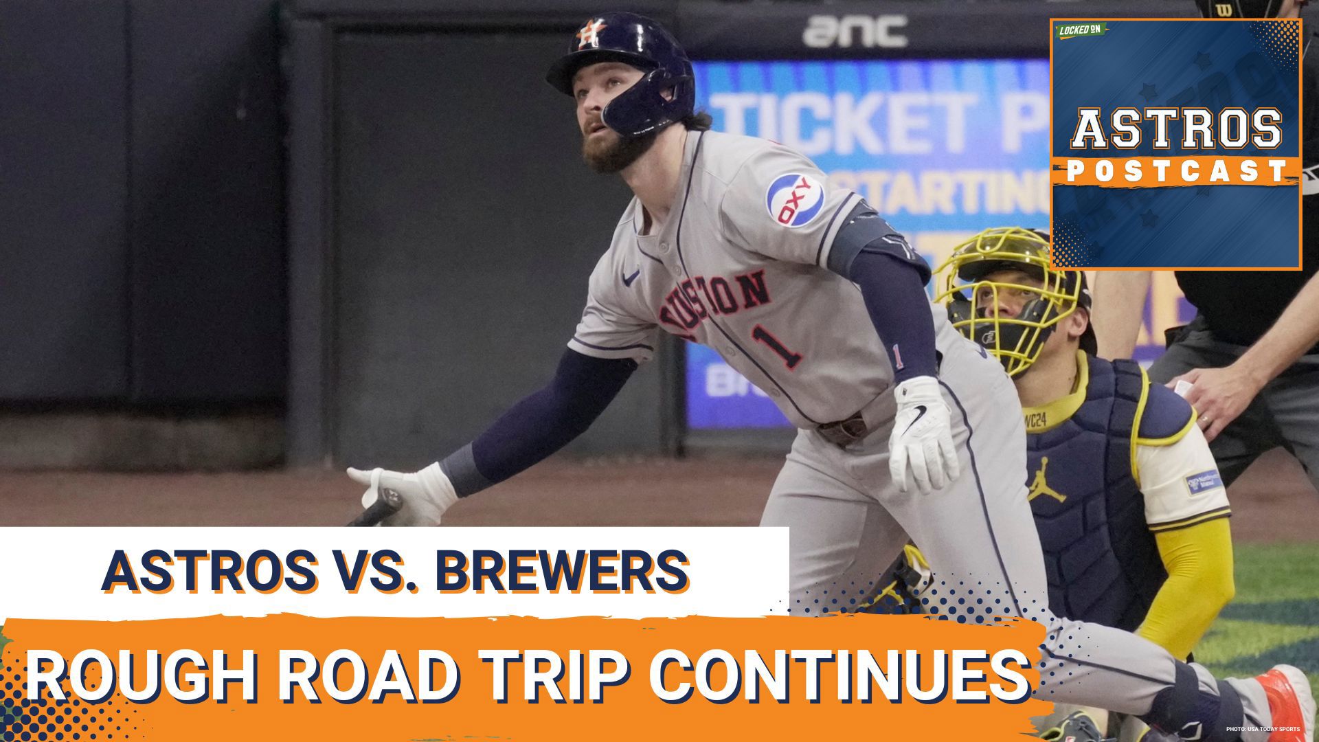 The Houston Astros are in a bad place on this road trip and another loss to the Milwaukee Brewers have pushed the club back below the .500 mark.