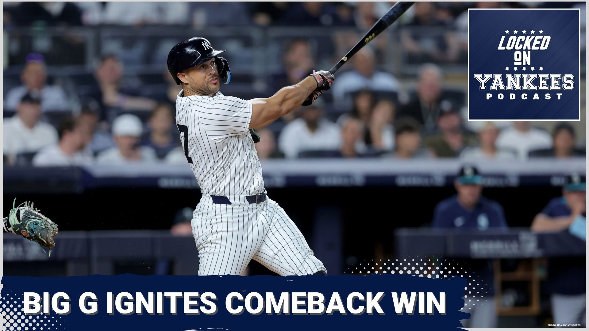 The New York Yankees staged a dramatic comeback against the Mariners, with Giancarlo Stanton hitting a crucial pinch-hit home run and Anthony Volpe scoring