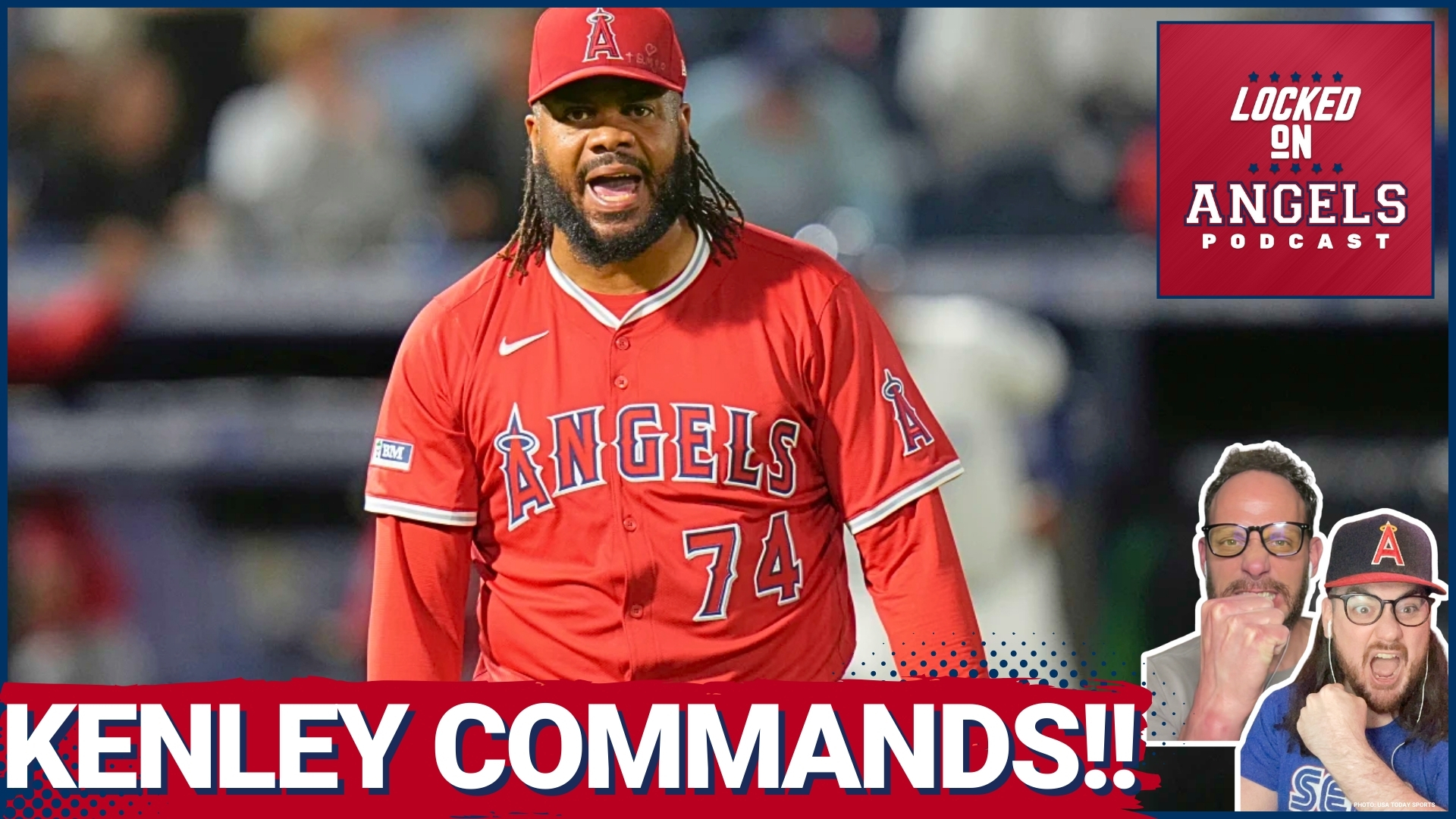 How did Kenley Jansen command the Los Angeles Angels to a win and his 450th career save?