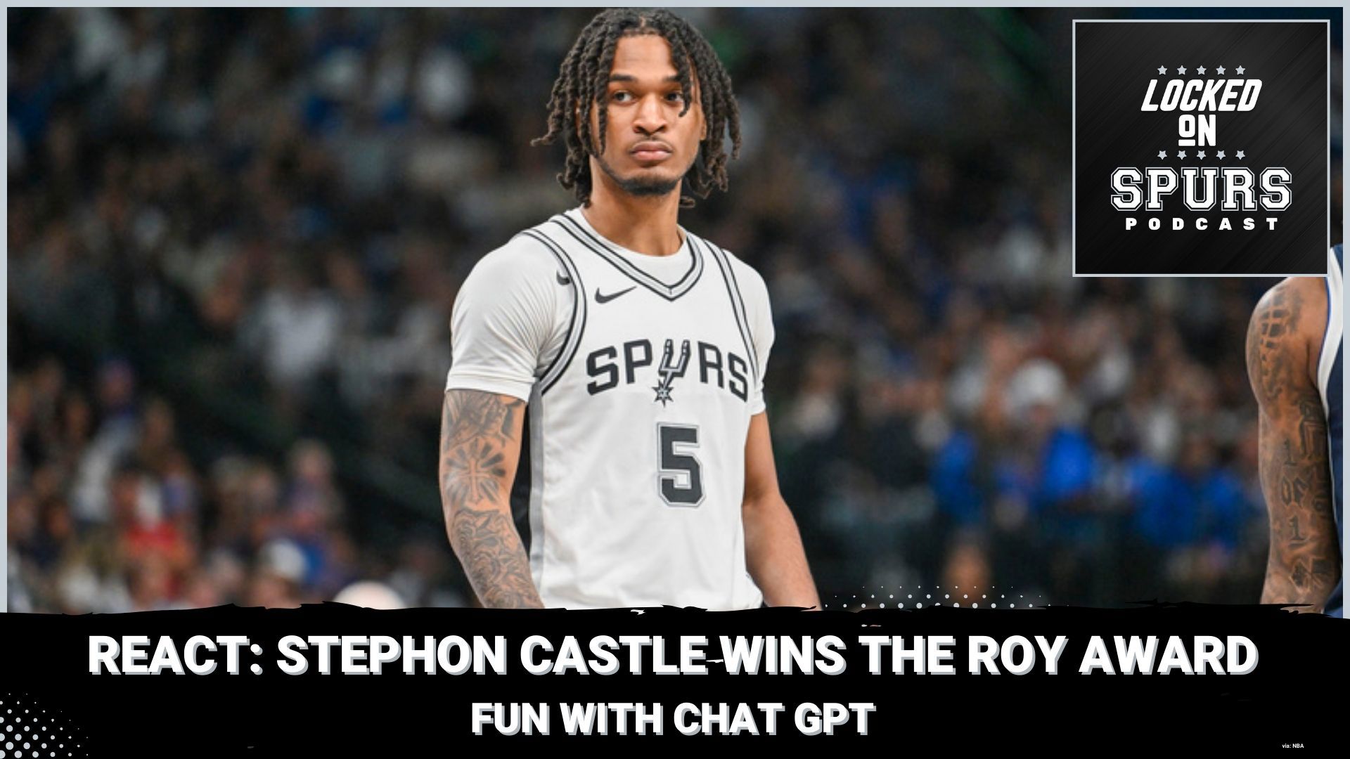 Stephon Castle clinches the NBA Rookie of the Year title, sparking excitement among San Antonio Spurs fans.