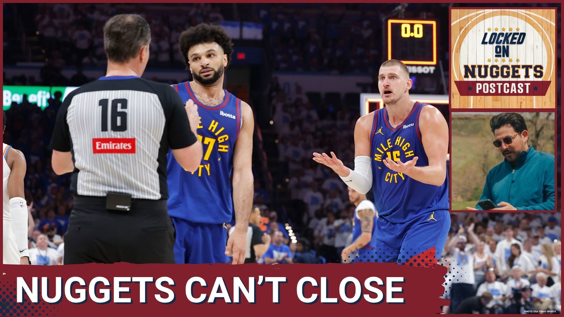 The Denver Nuggets were unable to get the job done against the Oklahoma City Thunder in Game 5, losing 112-105.