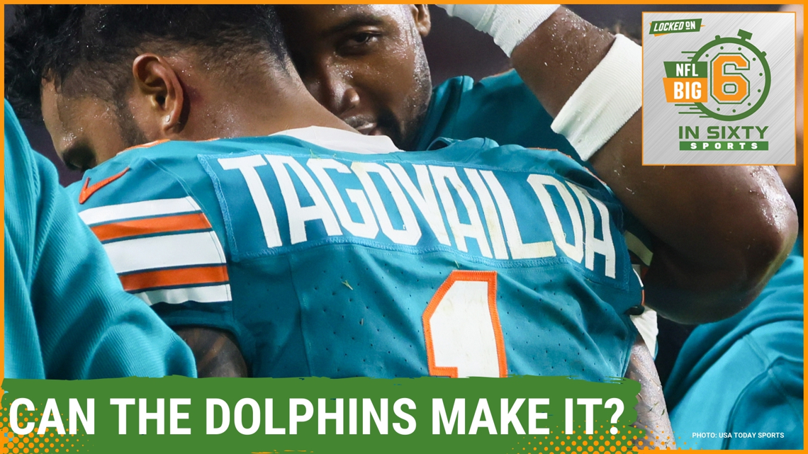 Can The Dolphins Survive While Tua Is Out? The Big 6 in 60 NFL
