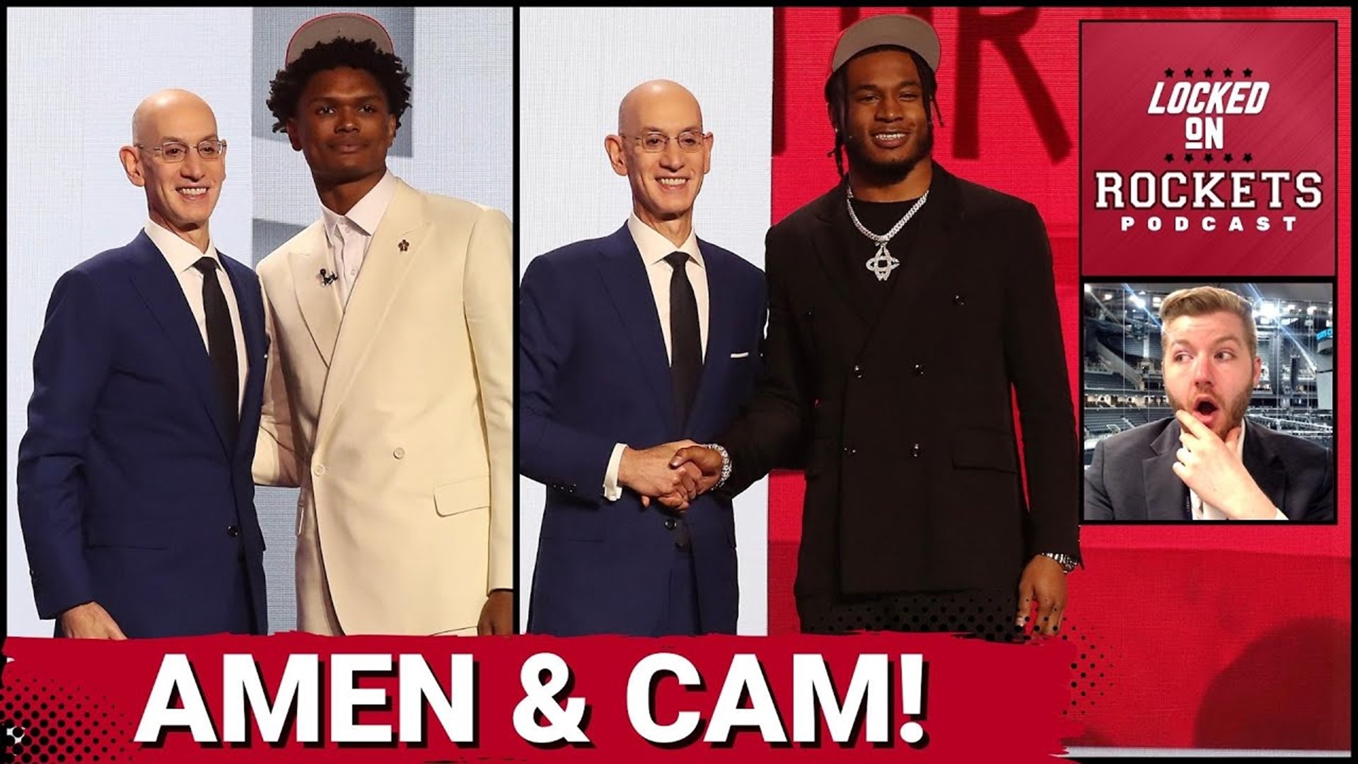 Houston Rockets Draft Amen Thompson & Cam Whitmore! Amen's Star Upside, Why  Cam Fell To 20 & More