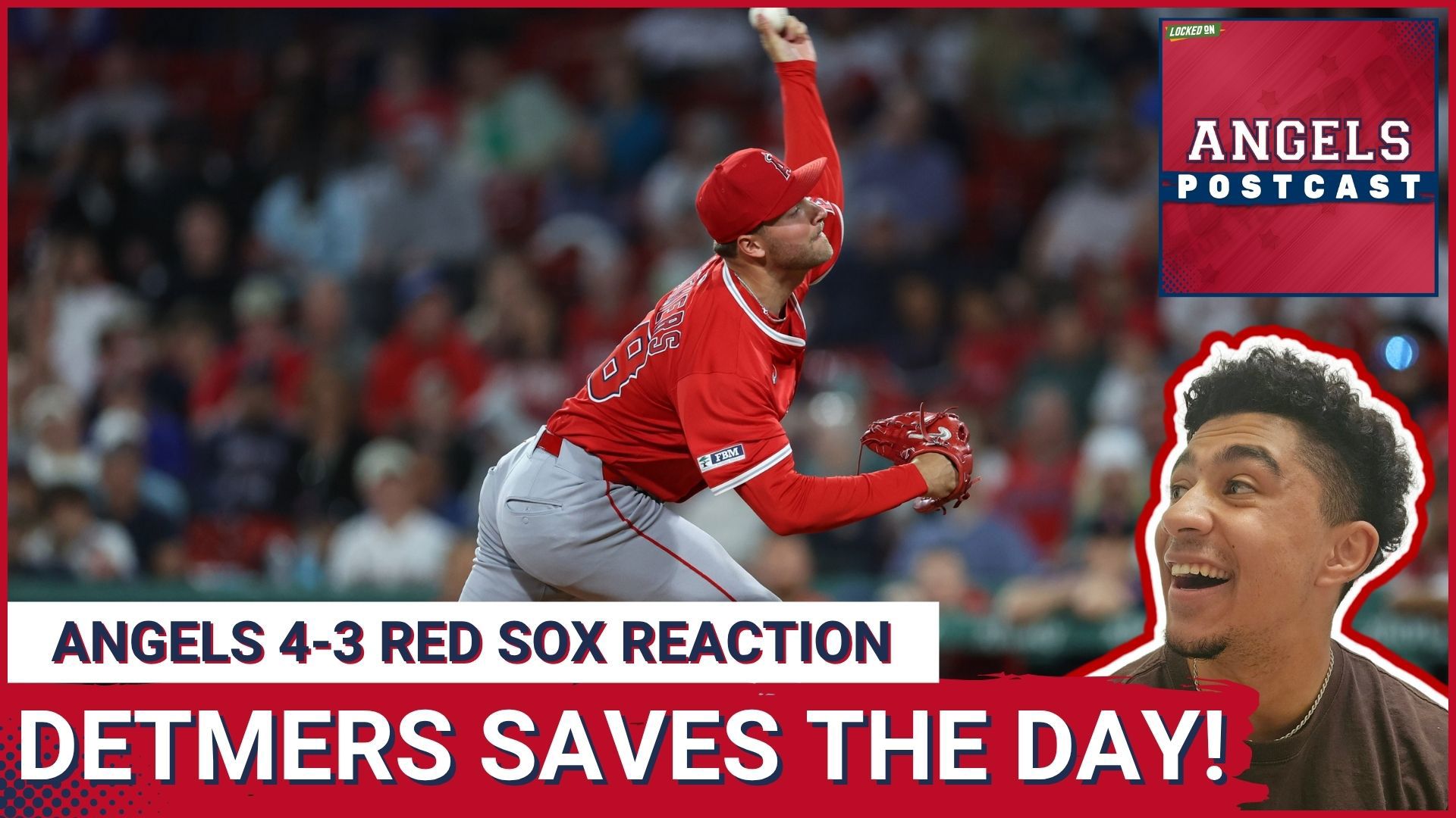 Los Angeles surprisingly called on Reid Detmers in the bottom of the 10th inning, and the polarizing pitcher EXCEEDED expectations with a 1-2-3 inning in Boston