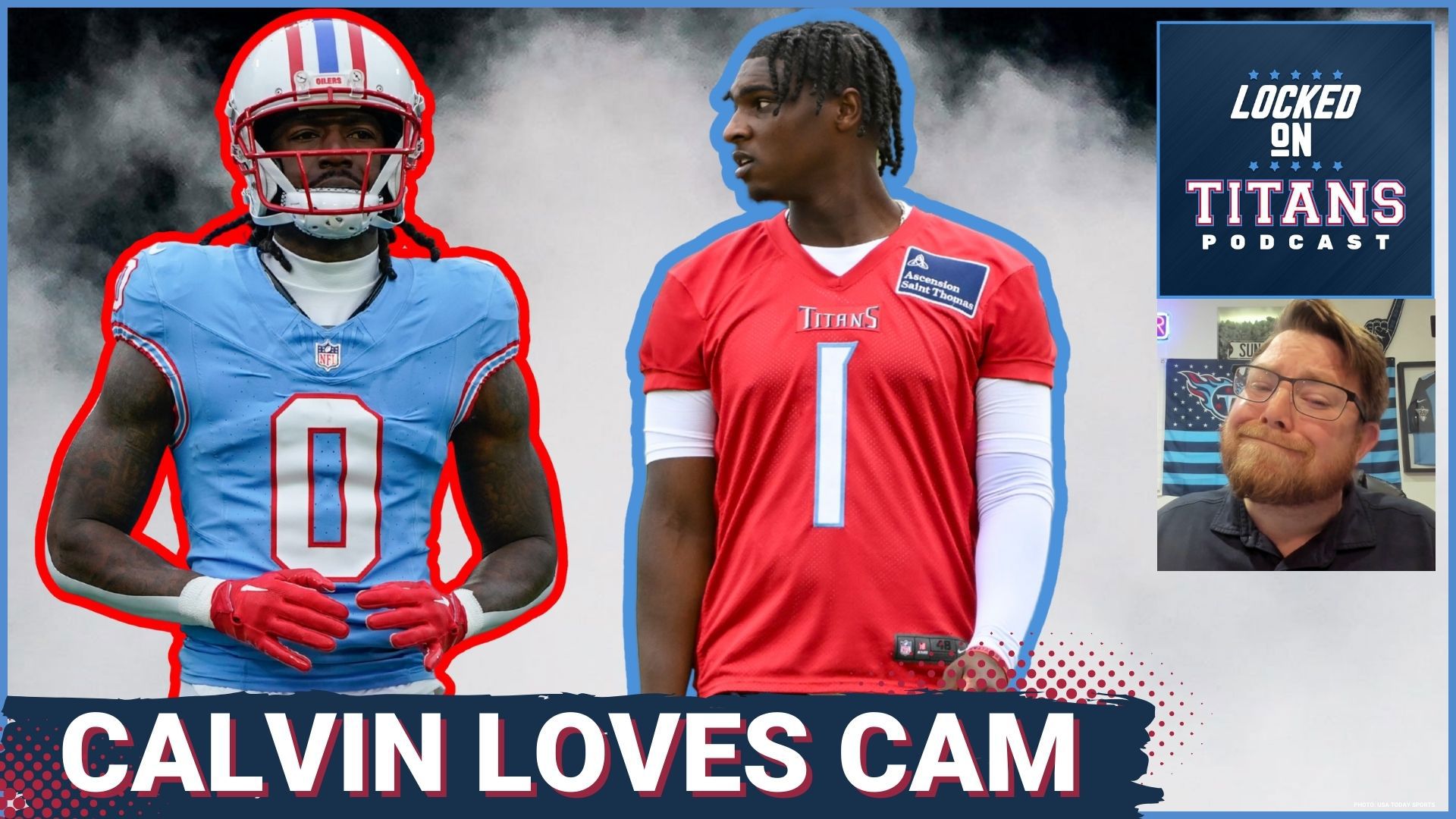 The Tennessee Titans will need to see a great connection between Cam Ward and star receiver Calvin Ridley and Ridley sounds like he is already happy.