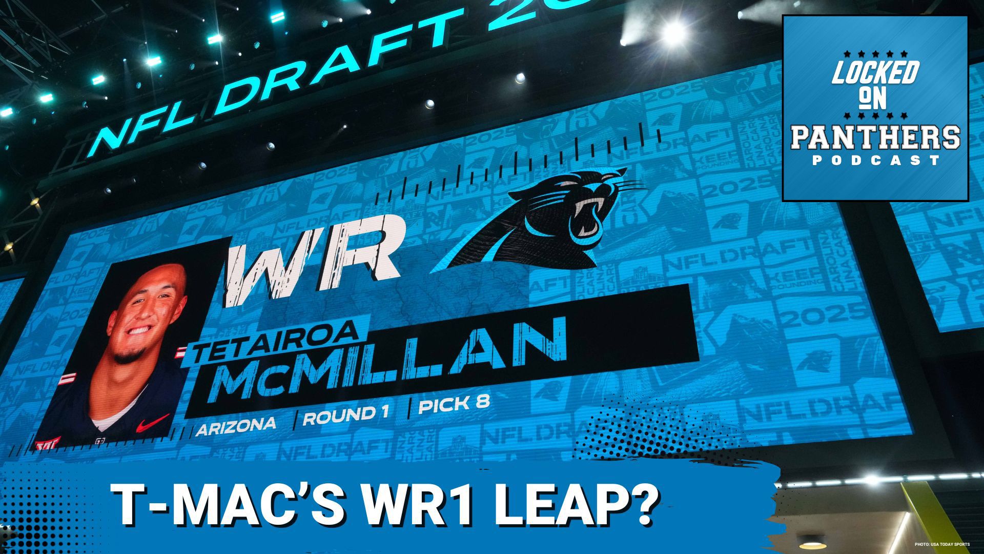 Julian Council breaks down the latest from Panthers OTAs, spotlighting 8th overall pick Tetairoa McMillan's impressive progress at X receiver.