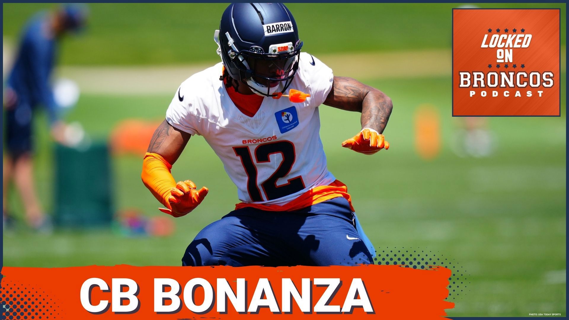 The Denver Broncos take the field today for the start of OTAs and Jahdae Barron and Patrick Surtain II will have their first look together for the Broncos defense.
