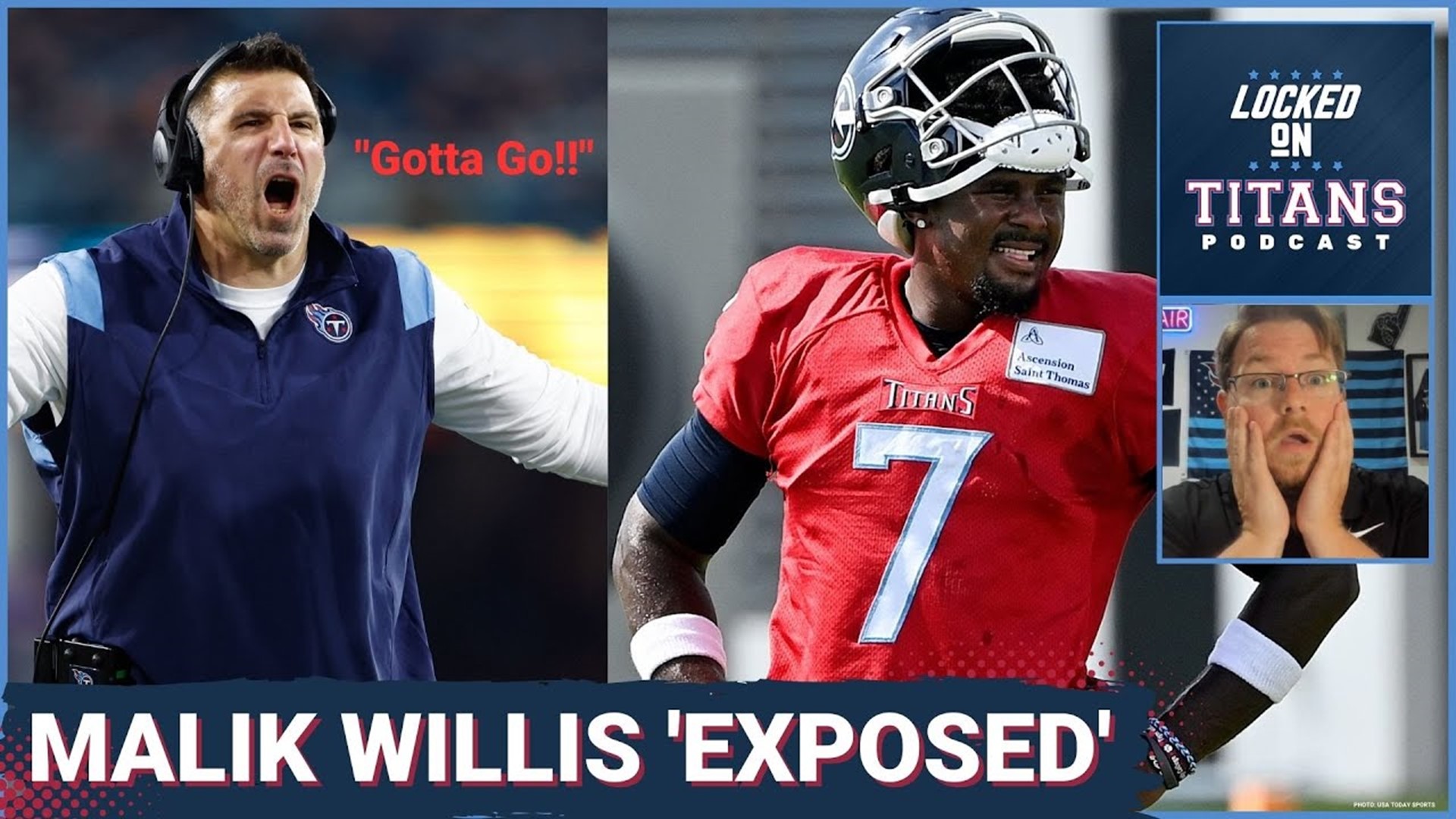 First look at Malik Willis in a Tennessee Titans Uniform 