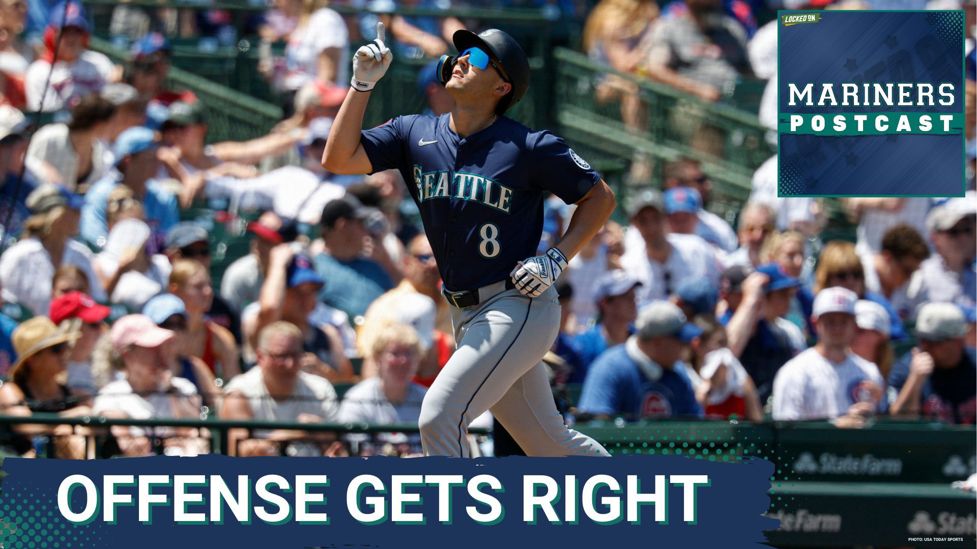 The offense finds a "get right" series on the North Side.  Dominic Canzone and Donovan Solano both have multiple Home Runs, and Cal Raleigh adds to his MLB Lead.