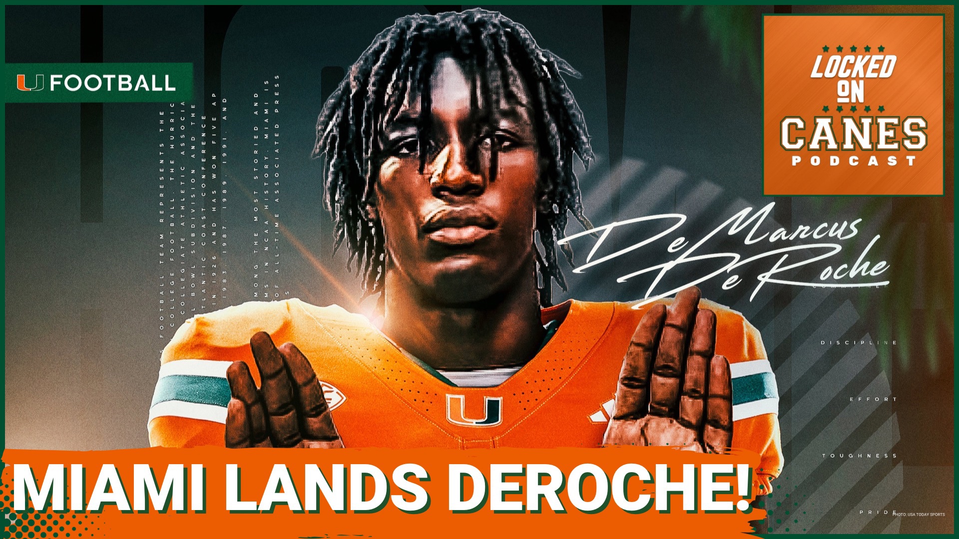 MIAMI HURRICANES secure game-changing recruit. They beat rivals Florida State and Florida to four star ATH DeMarcus DeRoche!
