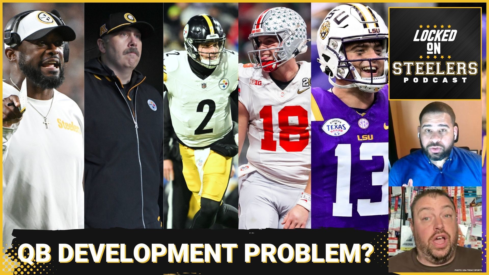 The Pittsburgh Steelers have Mason Rudolph and Will Howard, but are still looking for their future franchise quarterback. Chris Carter and Alan Saunders discuss.