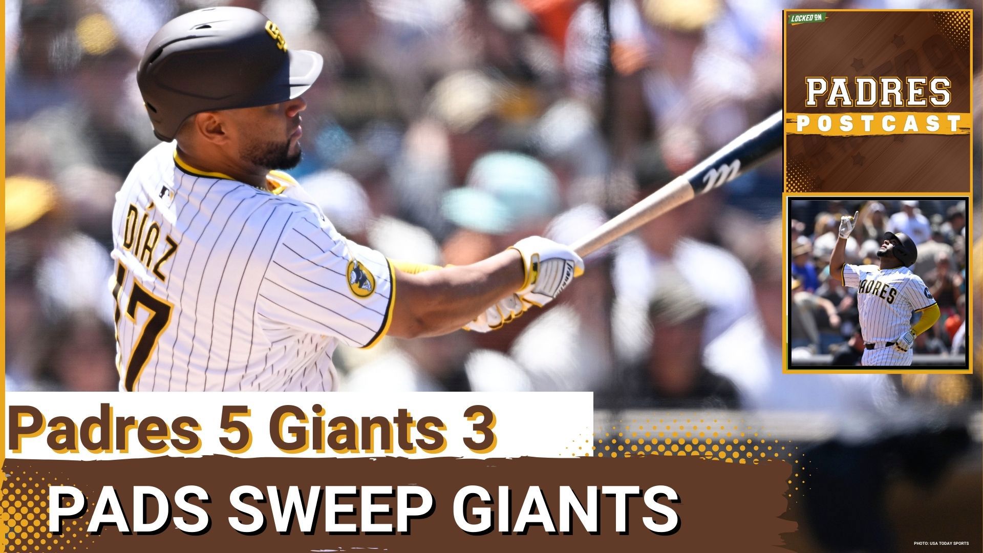 The Padres offense kept the hits coming- going 5-9 with runners in scoring position- to beat the Giants 5-3 & sweep the 2-game series. Michael King (4-1) got the win