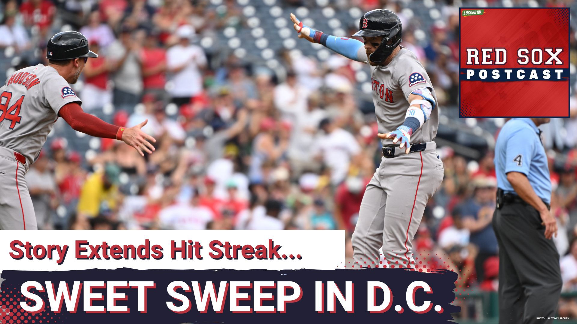 The Red Sox completed a series sweep of the Washington Nationals with a (6-4) win in Sunday's series finale in our nation's capital. The Sox have won 6 of 8.