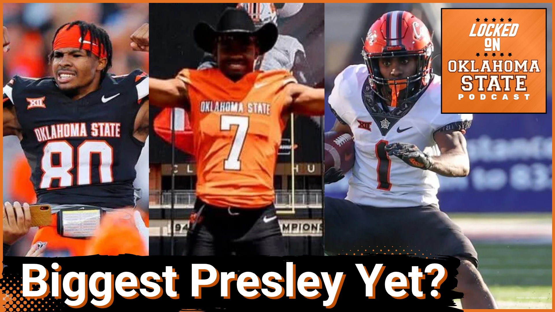 Brennan Presley is the all-time receptions leader in Cowboy history while Braylin Presley played a season in Stillwater before moving on to Tulsa. Bring. Him. Home!
