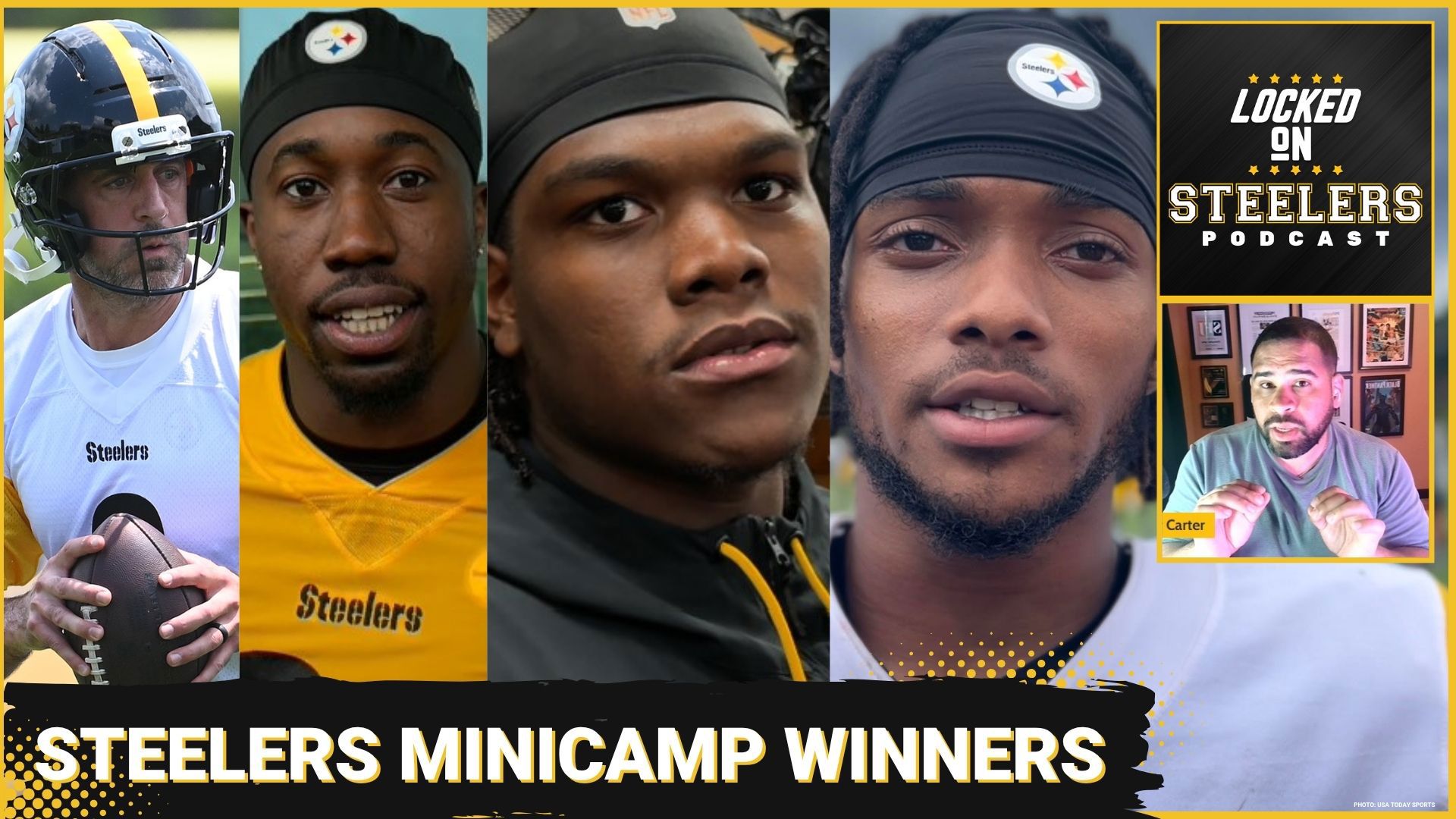 The Pittsburgh Steelers concluded their minicamp Thursday. While everyone's focused on Aaron Rodgers, Chris Carter sees the young veterans as those who stood out.