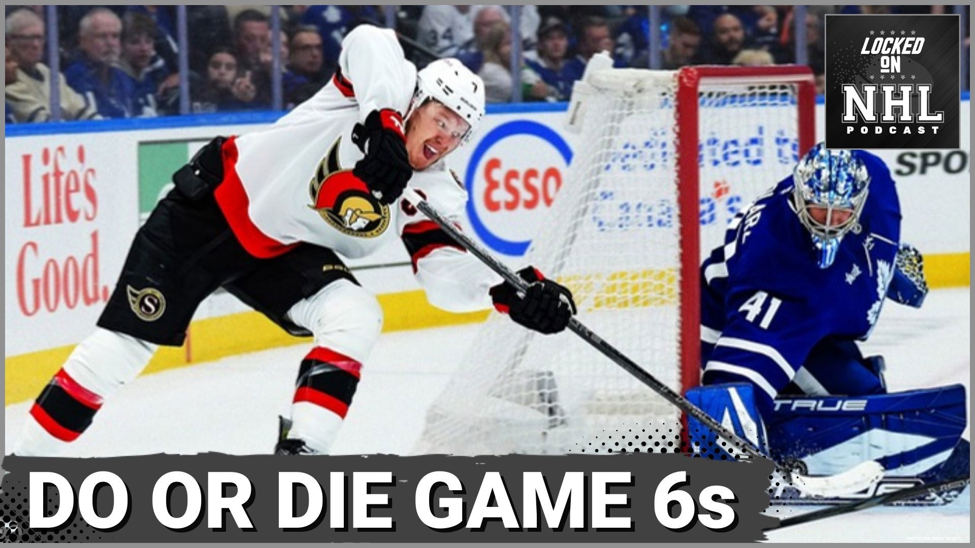 The NHL features four elimination games Thursday night including Stars/Avalanche, Maple Leafs/Senators, Golden Knights/Wild and Oilers Kings