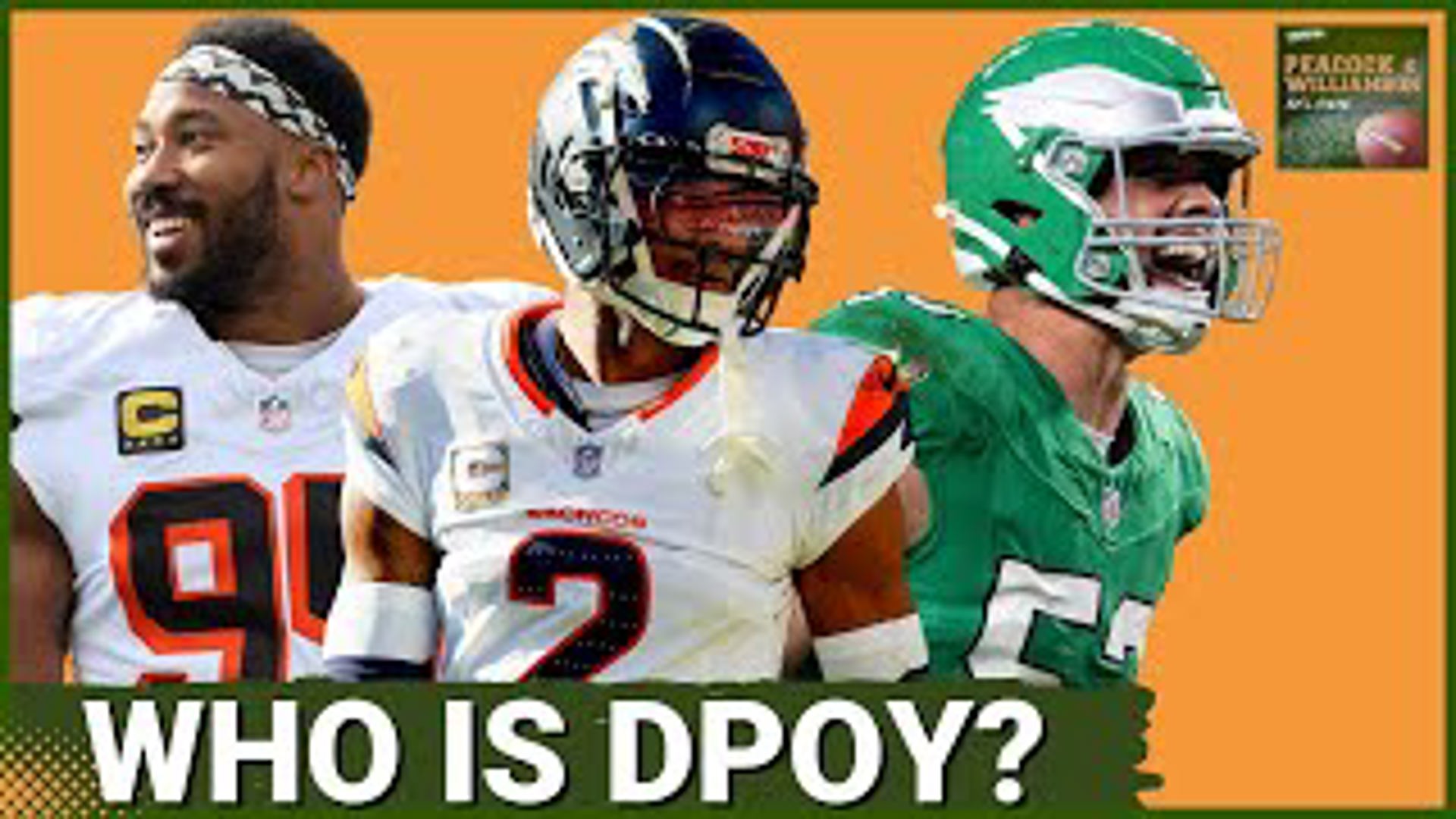 The 2024 NFL Defensive Player of the Year award feels like it's very much in the air for any candidate.