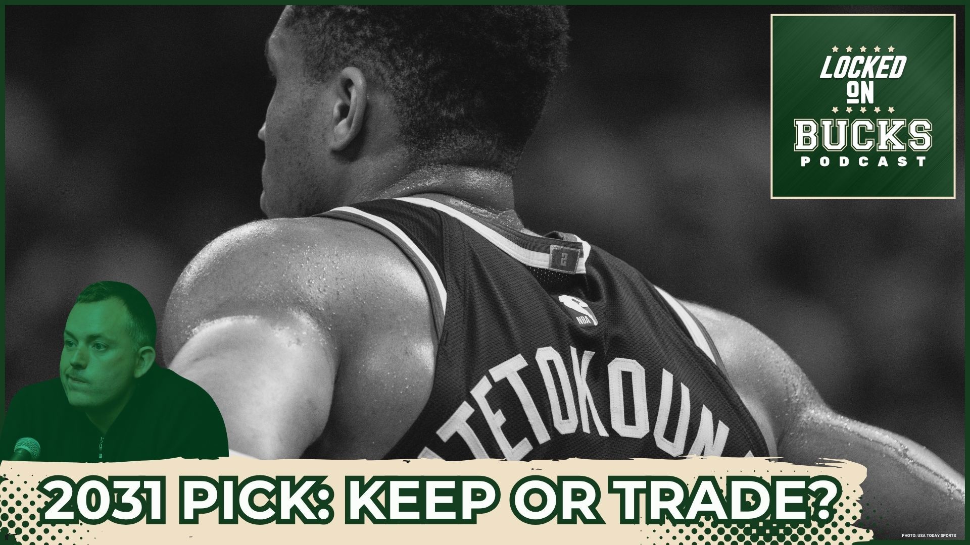 NBA Finals preview: Thunder vs Pacers matchup analysis. Discussion of 2031 draft pick value for Bucks. Debate on superstar era ending and league's 3-year competitive