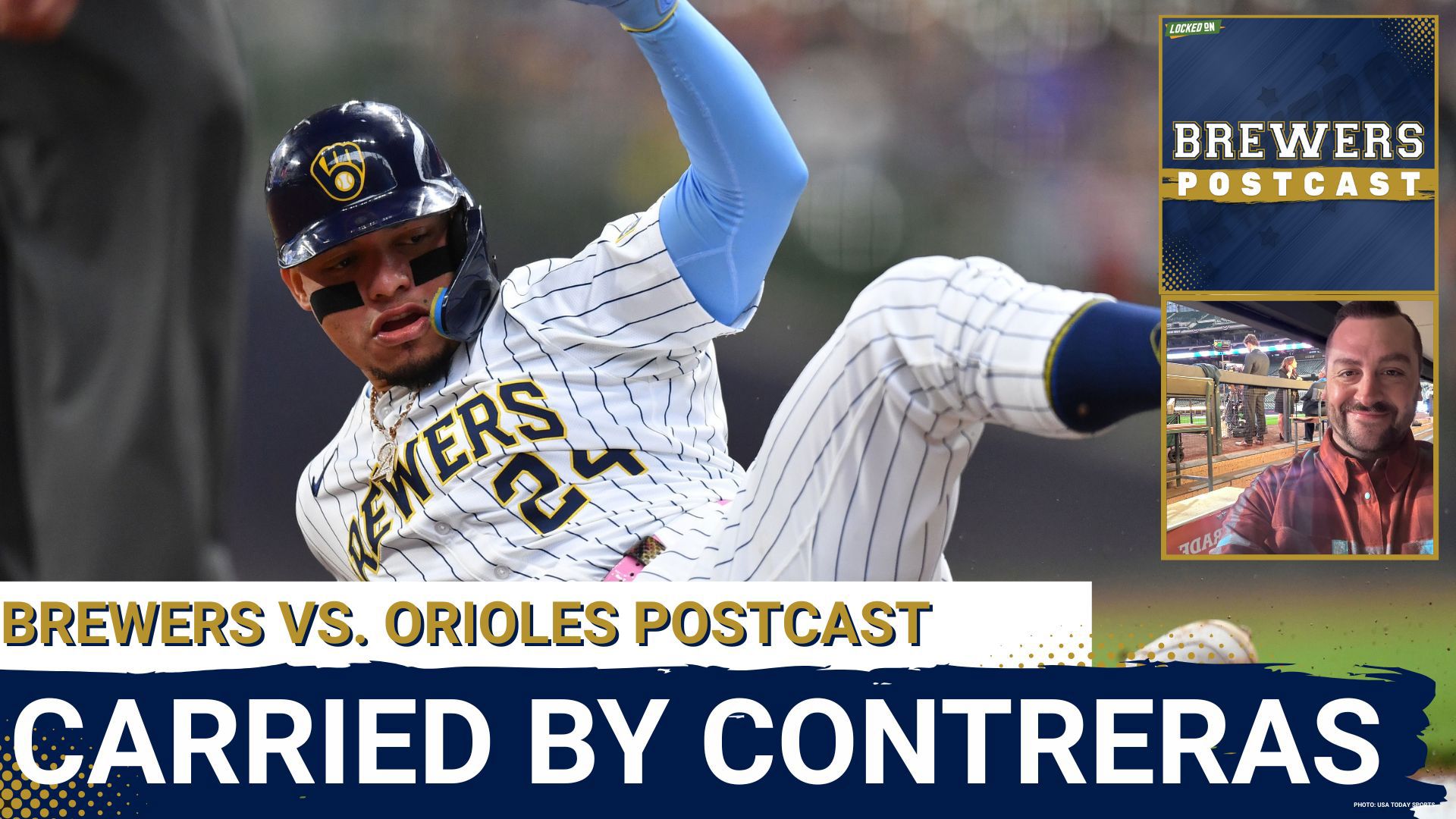 William Contreras put the Brewers offense on his back, a 4-hit night helped lead Milwaukee to the 5 to 4 win over Baltimore in game one of their 3-game series.